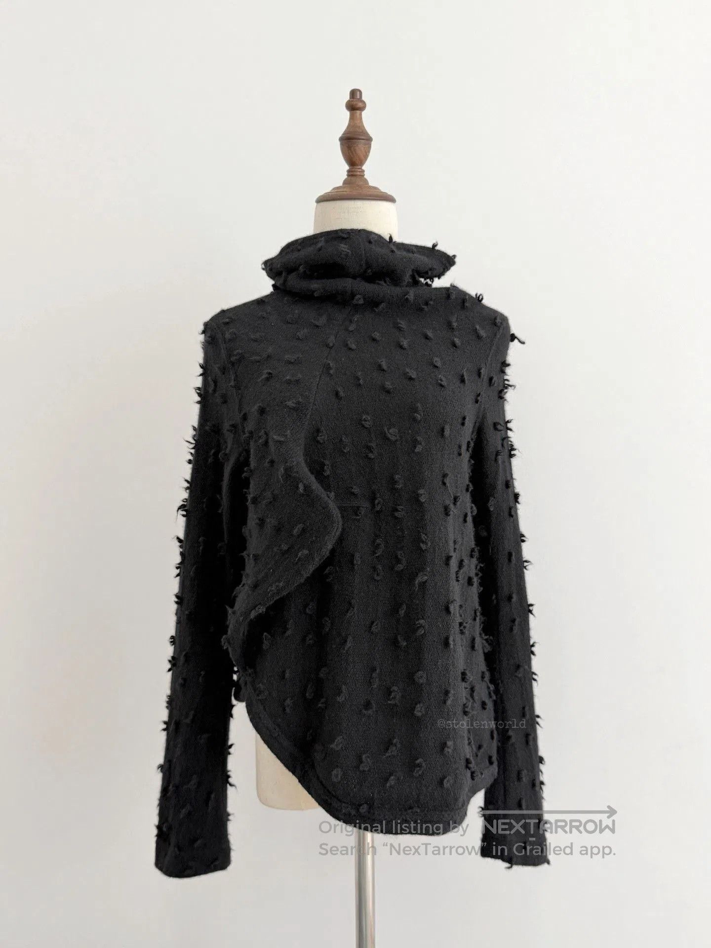 Comme des Garcons Comme des Garçons Deconstructed Turtleneck Top. Size M / US 6-8 / IT 42-44 - 5 Thumbnail