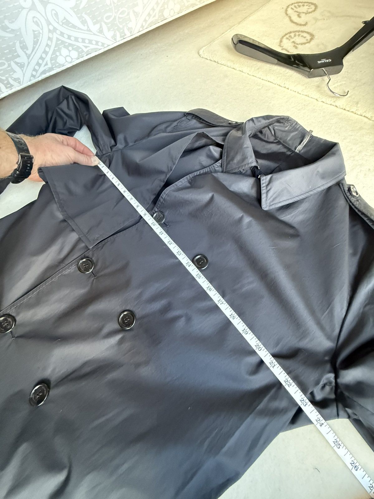 Dior SS10 RARE Dior Homme black mac coat jacket KVA 56 GRAIL Size US XL / EU 56 / 4 - 3 Thumbnail