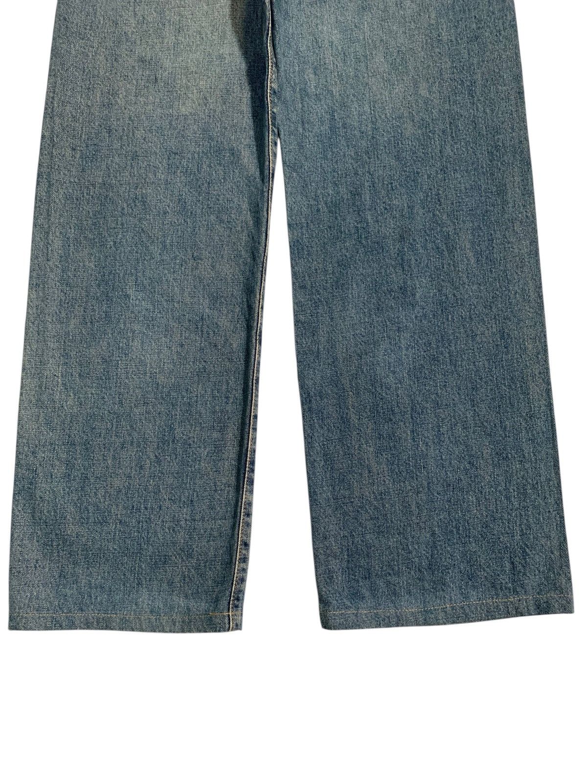 Kapital VINTAGE EDWIN 505 SELVEDGE BAGGY DISTRESSED JAPANESE DENIM Size US 29 - 9 Thumbnail