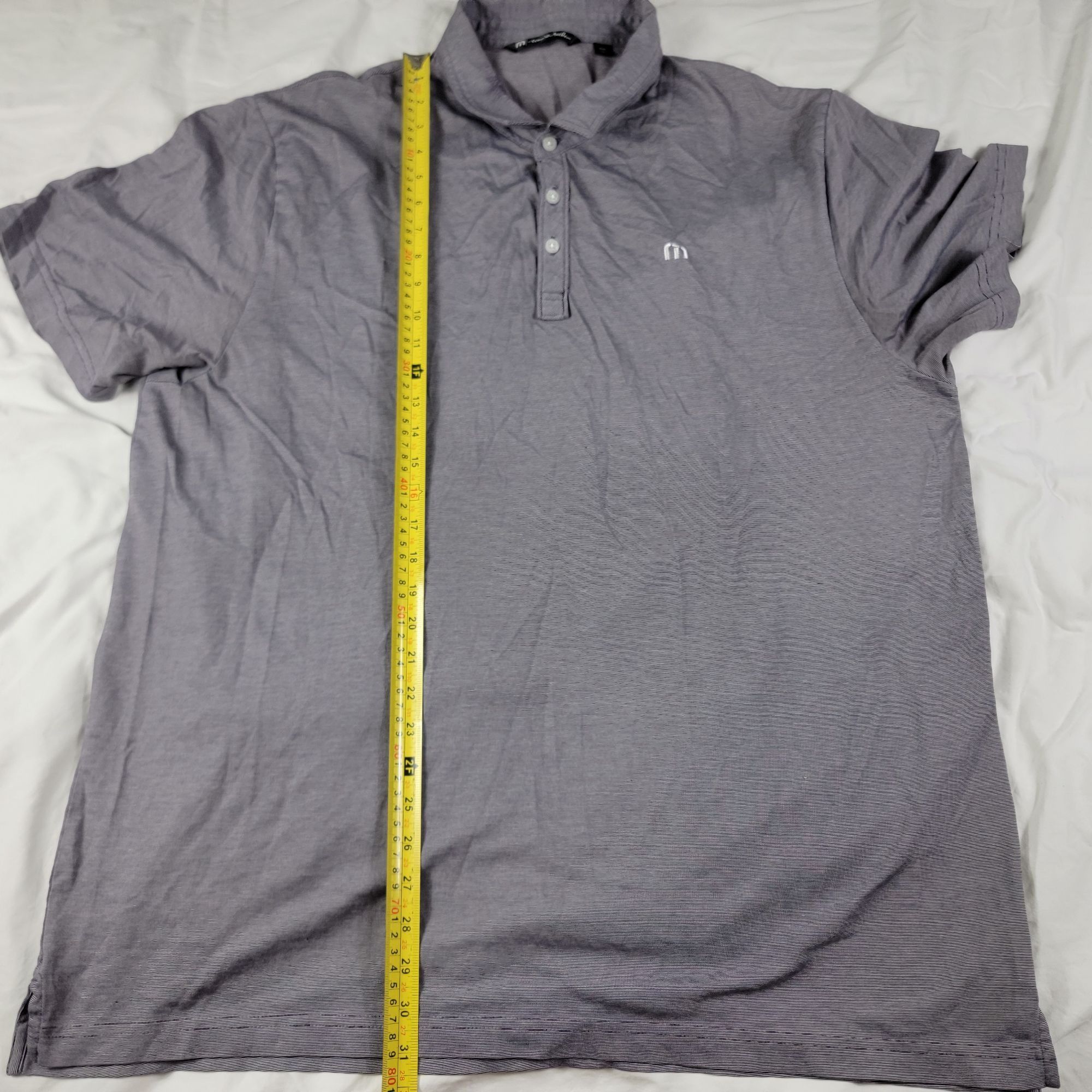 TravisMathew Travis Mathew Mens 3XL Purple Polo Shirt Short Sleeve Size US XXL / EU 58 / 5 - 10 Thumbnail