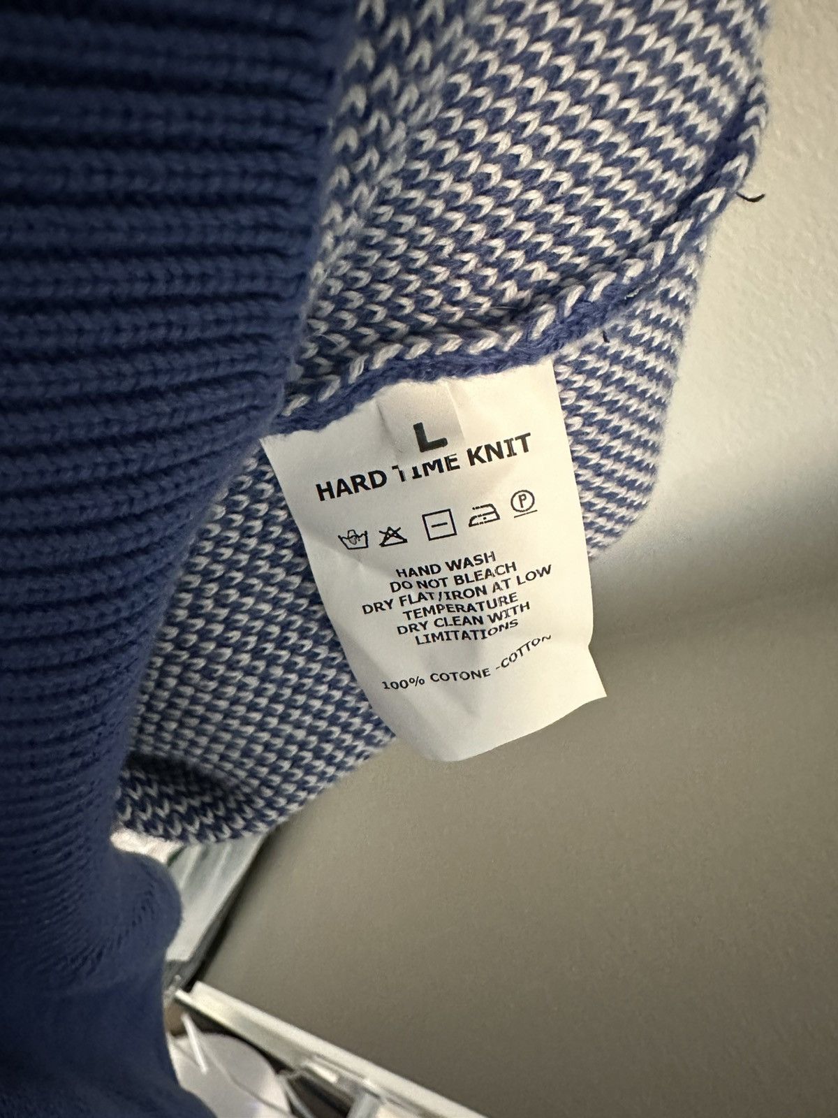 Other Pas de mer knit hard times Crewneck sweater Size US L / EU 52-54 / 3 - 8 Thumbnail