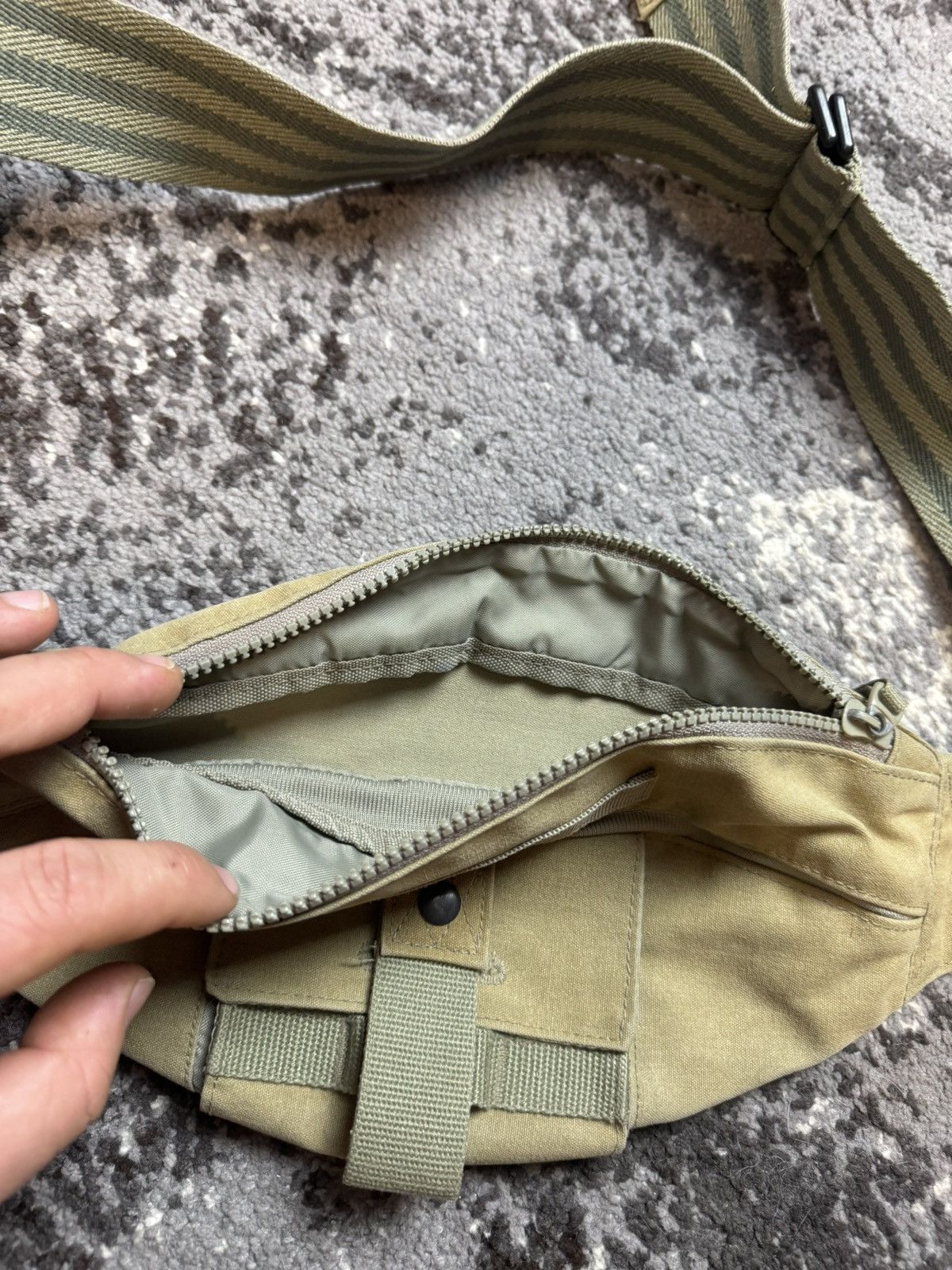 Adidas × Vintage Vintage Y2K Adidas Military Style Active Belt Bag Size ONE SIZE - 5 Thumbnail
