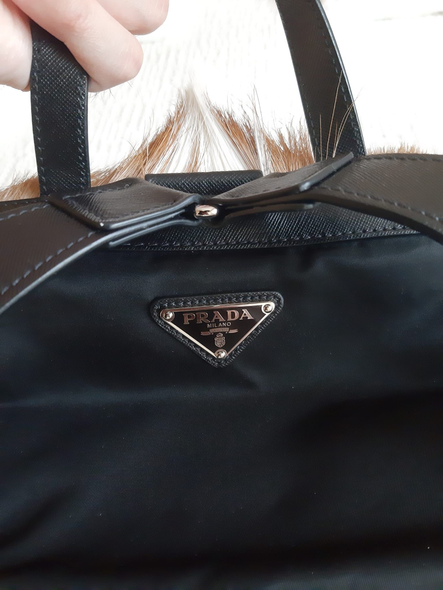 Prada Prada Gazelle Fur Mohawk Backpack Size ONE SIZE - 8 Thumbnail