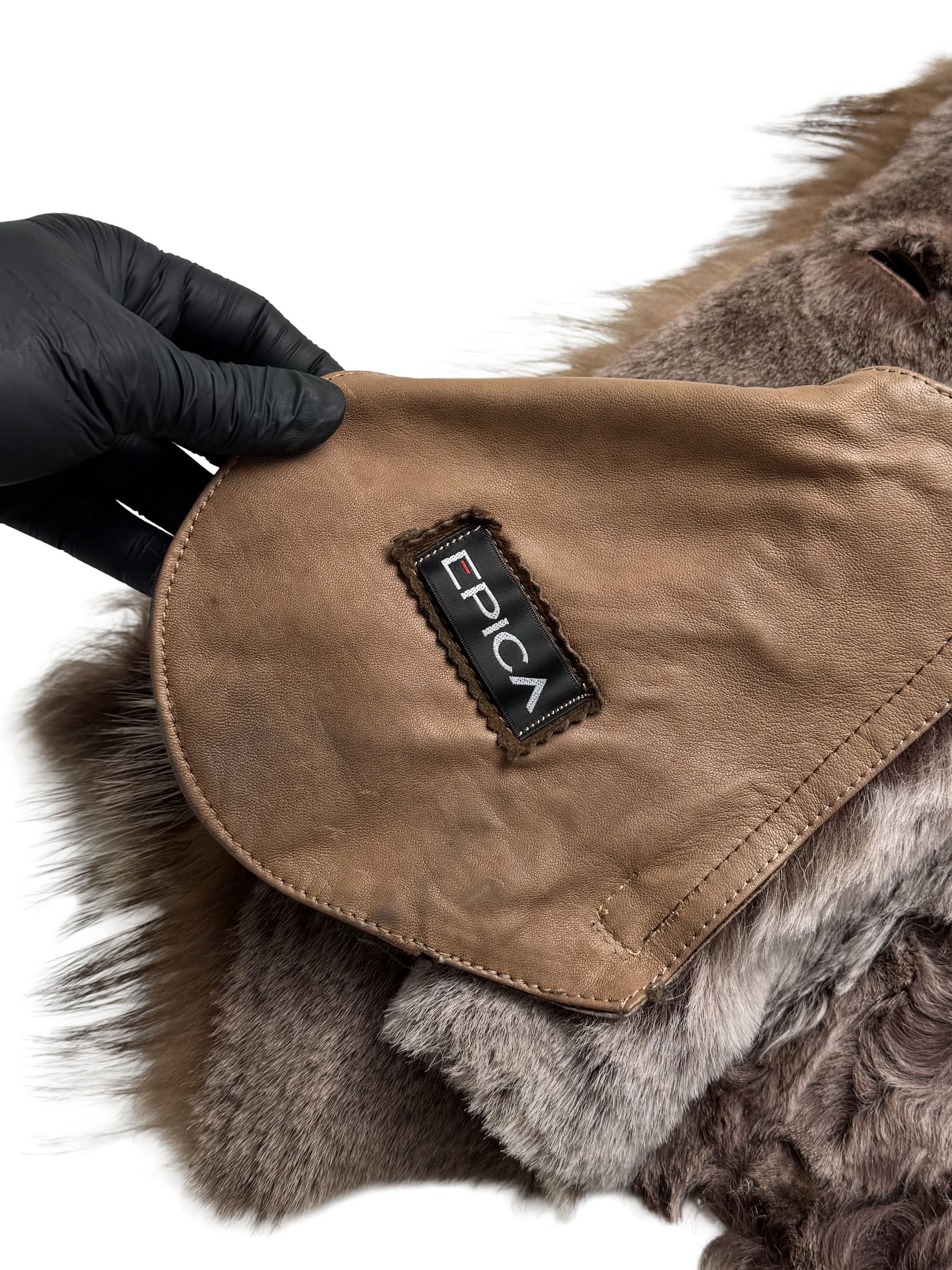 Japanese Brand Vintage Genuine Leather/Real Fur Hooded Jacket Size M / US 6-8 / IT 42-44 - 15 Thumbnail