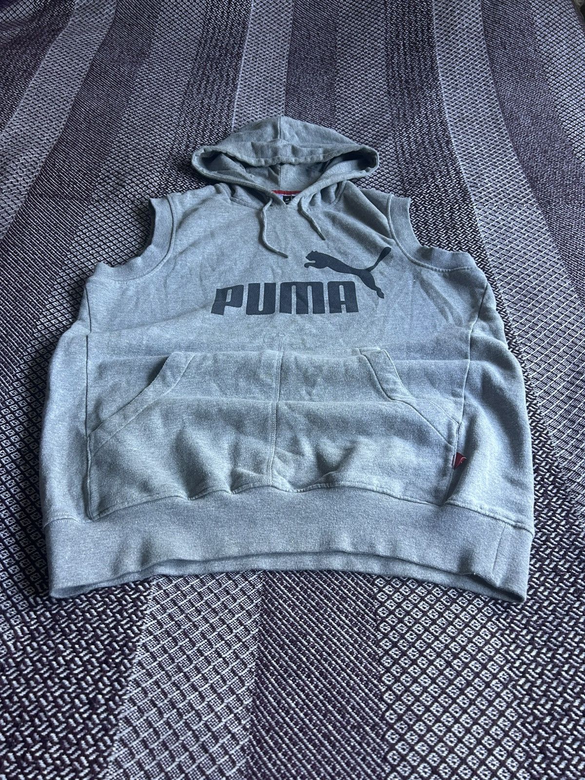 Puma Puma Vintage Vest Grey Hoodie Unisex Sportswear Size Medium Size US M / EU 48-50 / 2 - 3 Thumbnail