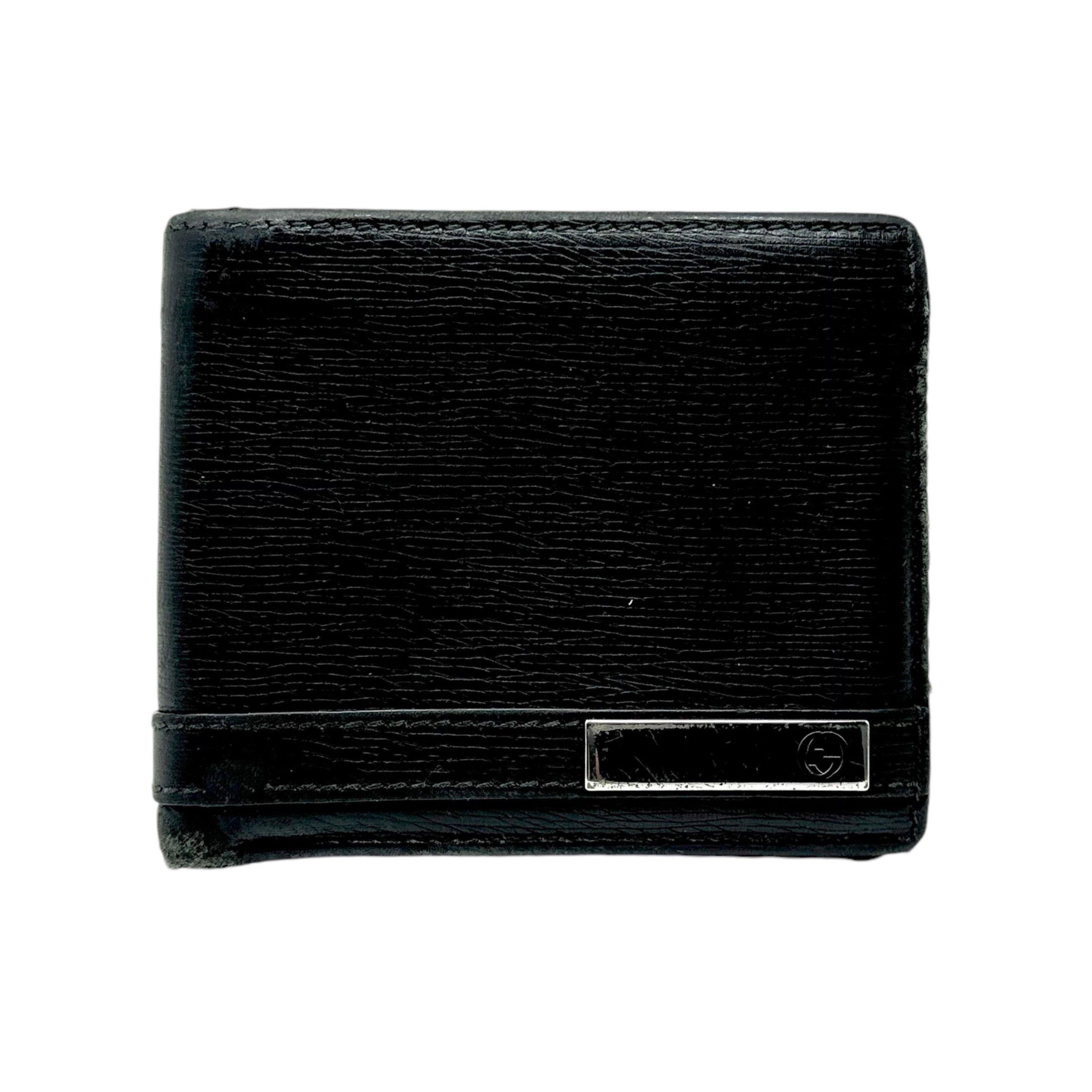 Gucci Bar Leather Bifold Wallet
