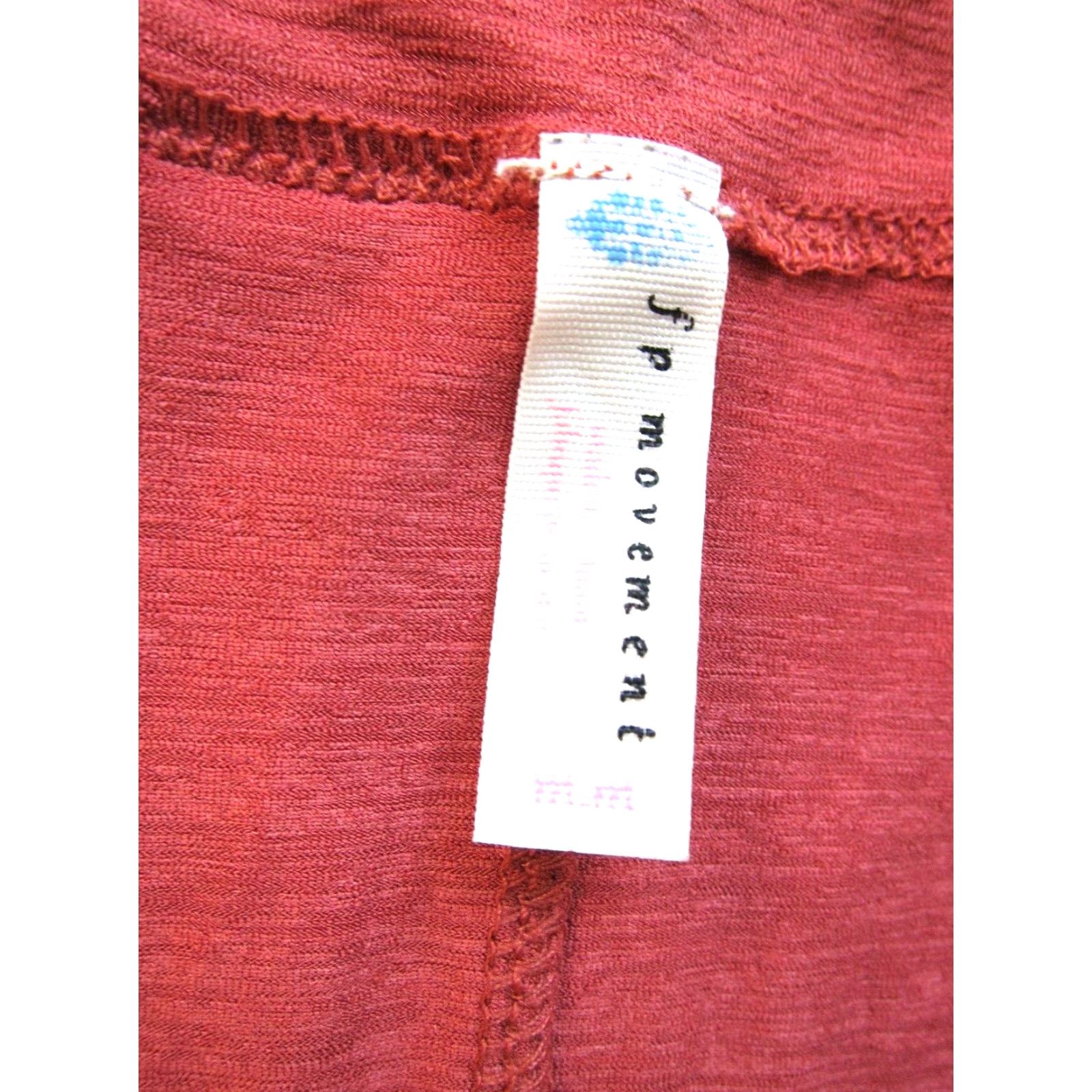 Free People Free People Movement Stretch Coral Pink Long Sleeve Tunic Blouse M Size M / US 6-8 / IT 42-44 - 3 Thumbnail
