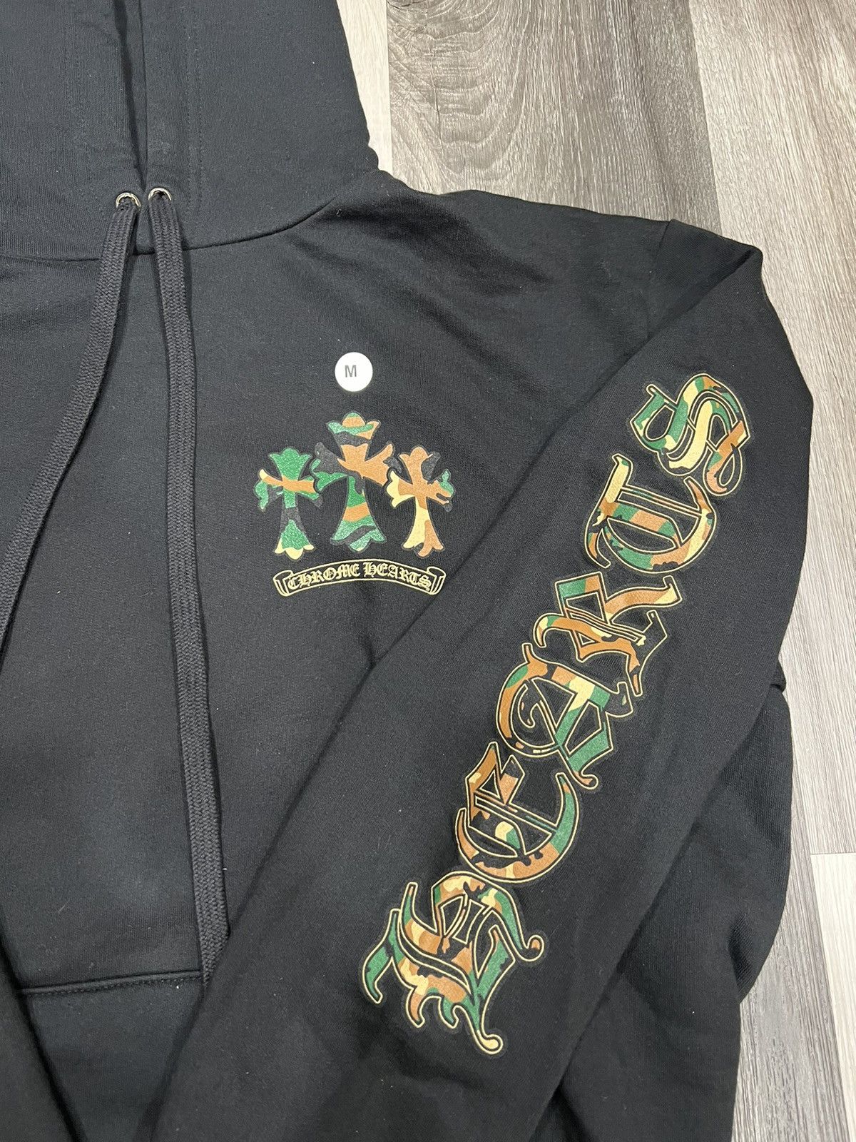 パーカー・フーディ Chrome Hearts Camo Horseshoe Hoodie Black Horseshoe Camo Hoodie 