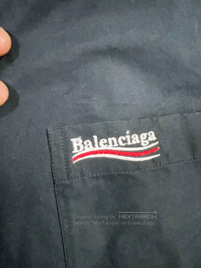 Balenciaga Balenciaga Wave Embroidered Shirt Size XS / US 0-2 / IT 36-38 - 3 Thumbnail