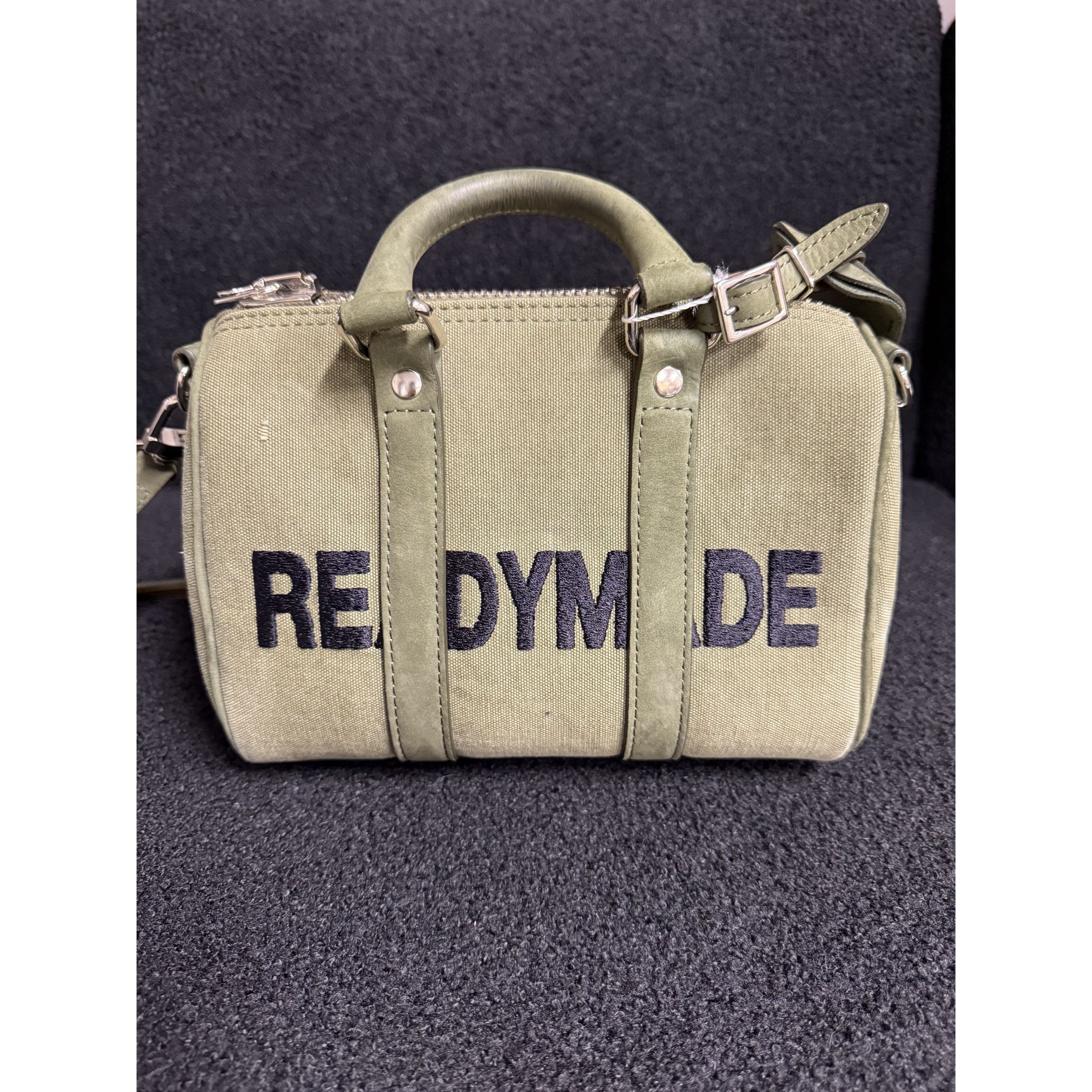 READYMADE Readymade Olive Green Canvas Overnight Bag Made In Japan Size ONE SIZE - 1 Thumbnail