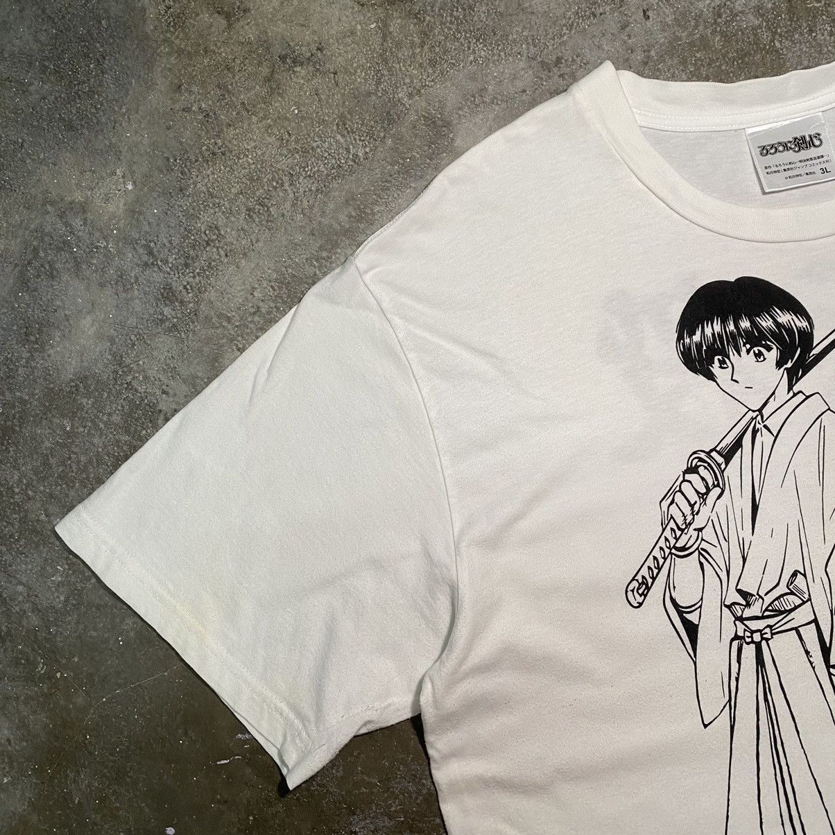 Anime Rare! Rorouni Kenshin Seta Sojiro Samurai X Anime T Shirt Size US XL / EU 56 / 4 - 5 Thumbnail