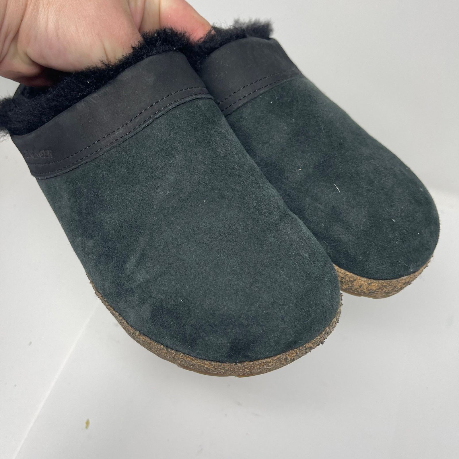 Other Haflinger Snowbird genuine shearling lined slides in Black Size US 10 / IT 40 - 7 Thumbnail