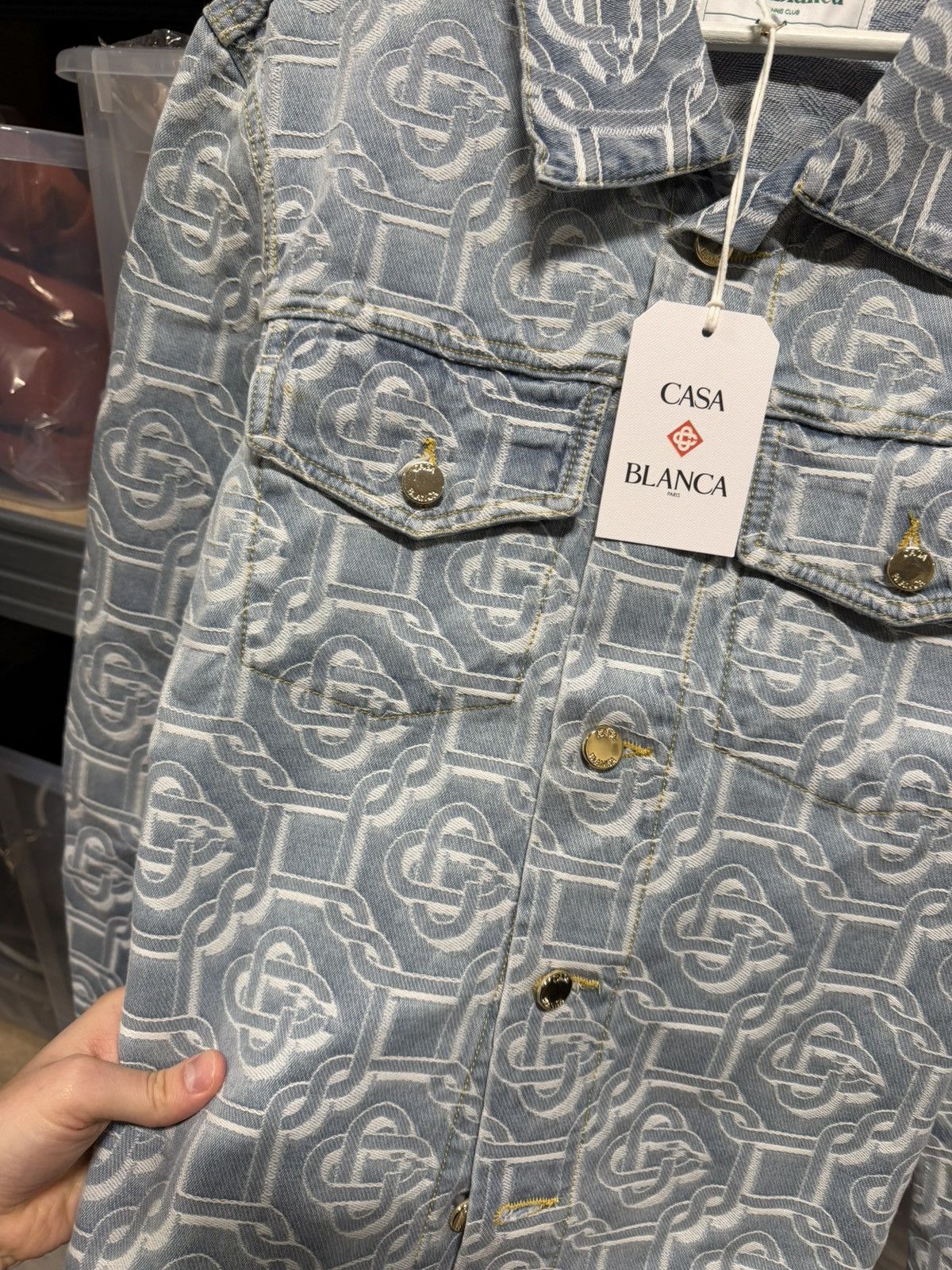Casablanca Casablanca Monogram Denim Jacket NEW 1400$ Size US S / EU 44-46 / 1 - 4 Thumbnail