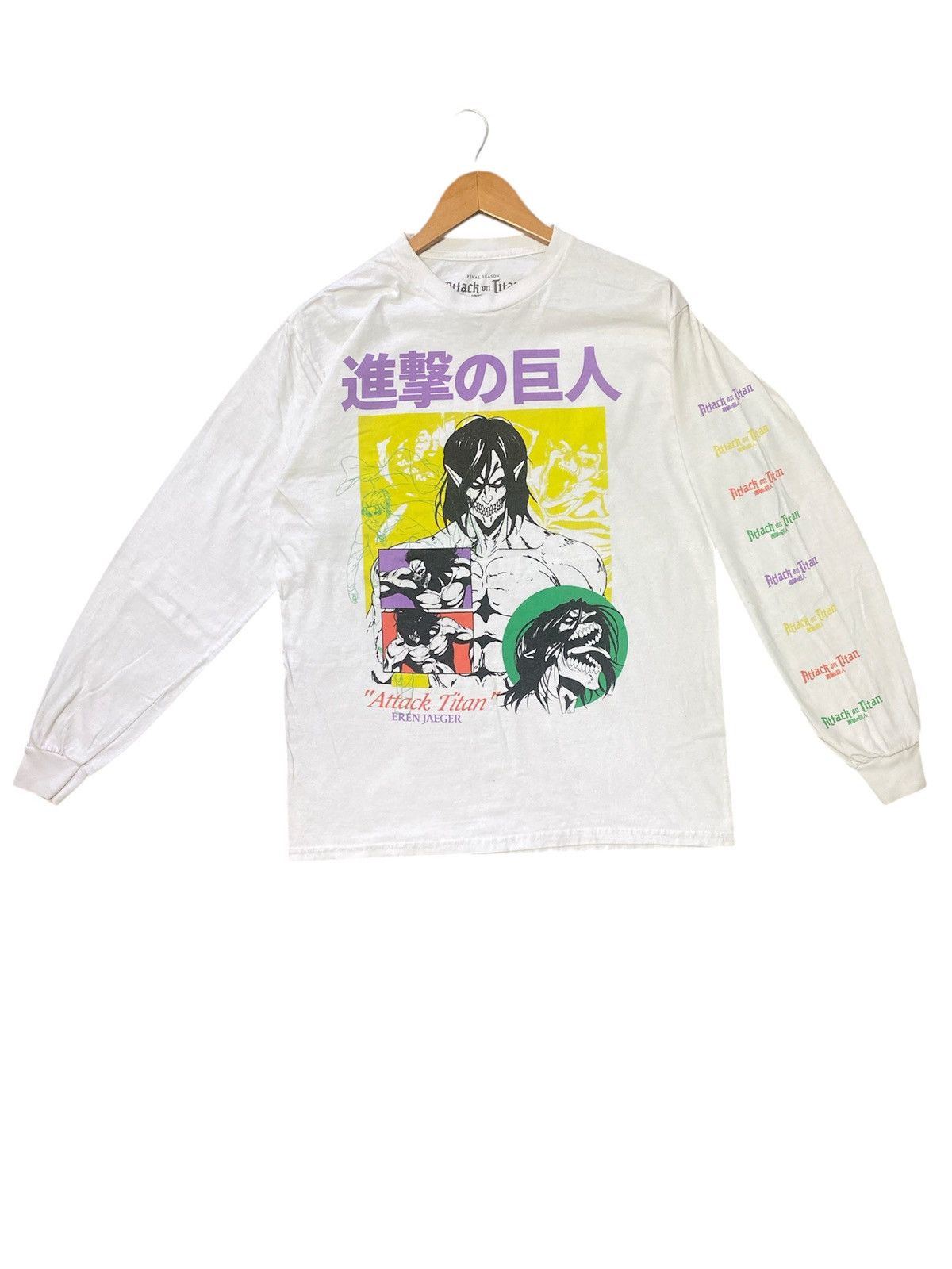 Anime × Japanese Brand × Vintage 💸BINDING OFFER💸VINTAGE ATTACK ON TITAN FINAL SEASON ANIME 🔥 Size US M / EU 48-50 / 2 - 1 Thumbnail