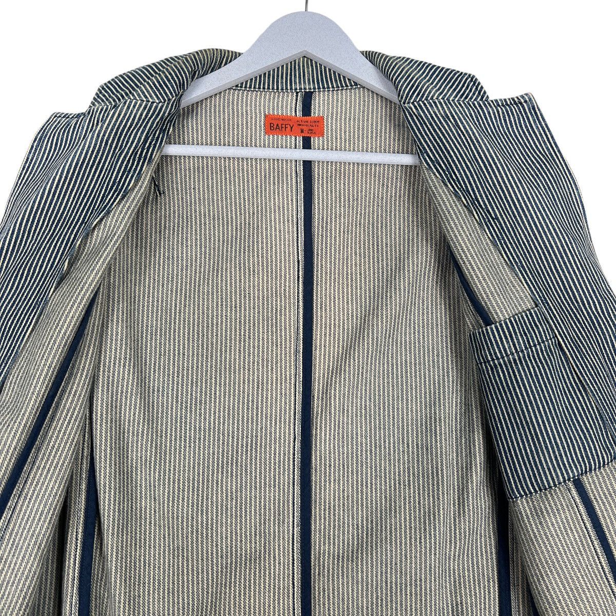 Japanese Brand 🔥 BAFFY HIKORY STRIPE CHORE JACKET Size US M / EU 48-50 / 2 - 12 Thumbnail