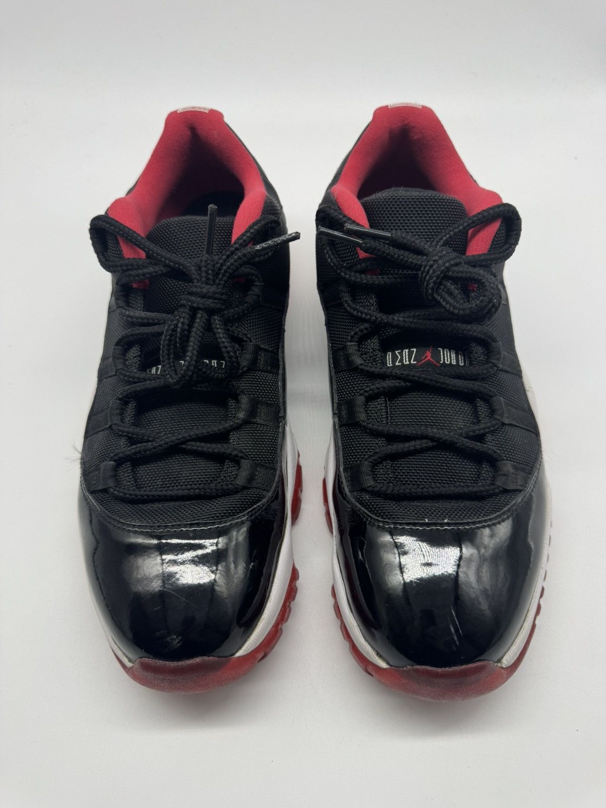 Nike Nike Air Jordan 11 Retro Low Bred 2015 Men’s Size 10 Size US 10 / EU 43 - 4 Thumbnail