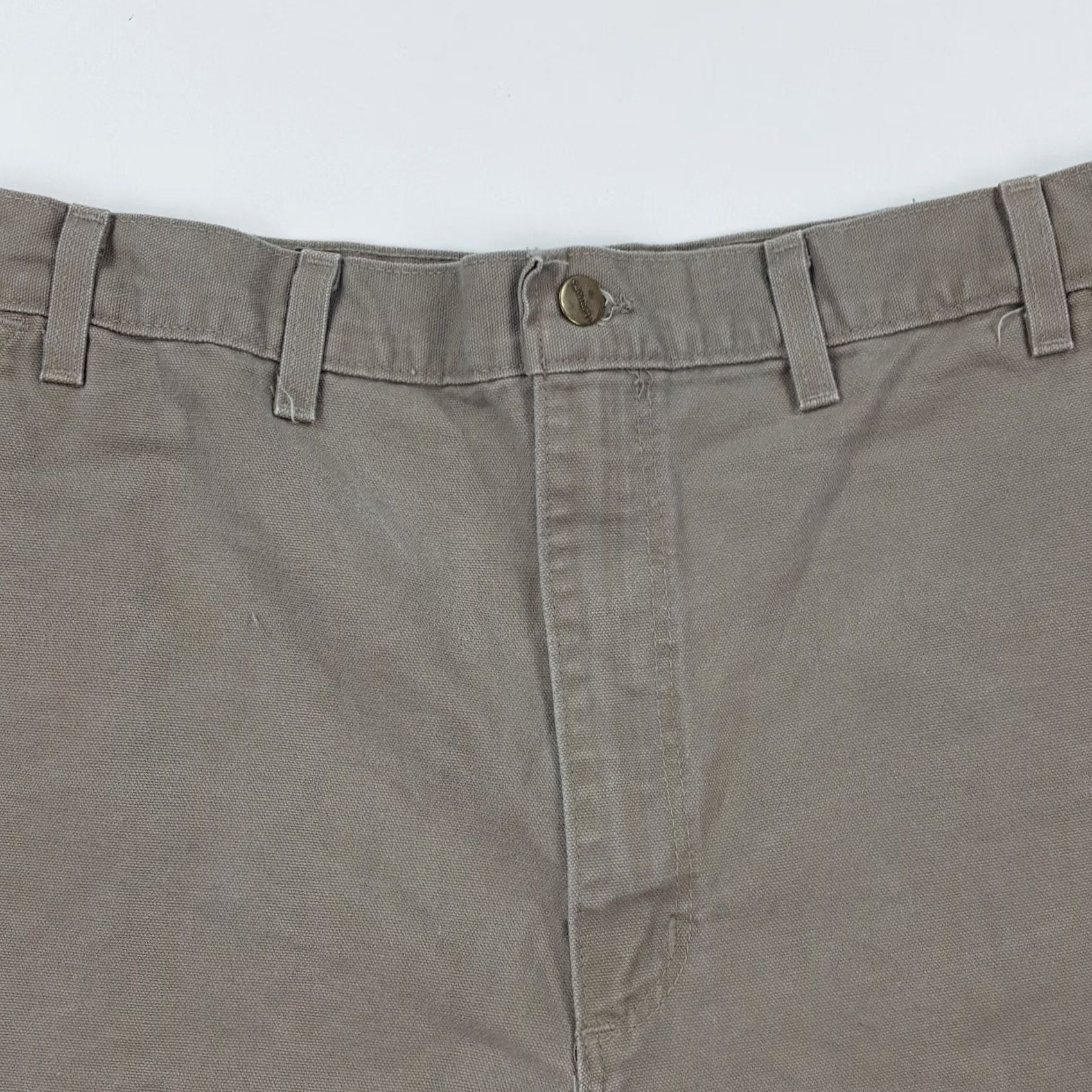 Carhartt VINTAGE Carhartt Khaki Beige Relaxed Size 42 Work Logo Chino Shorts 90s Mens Size US 42 / EU 58 - 2 Thumbnail