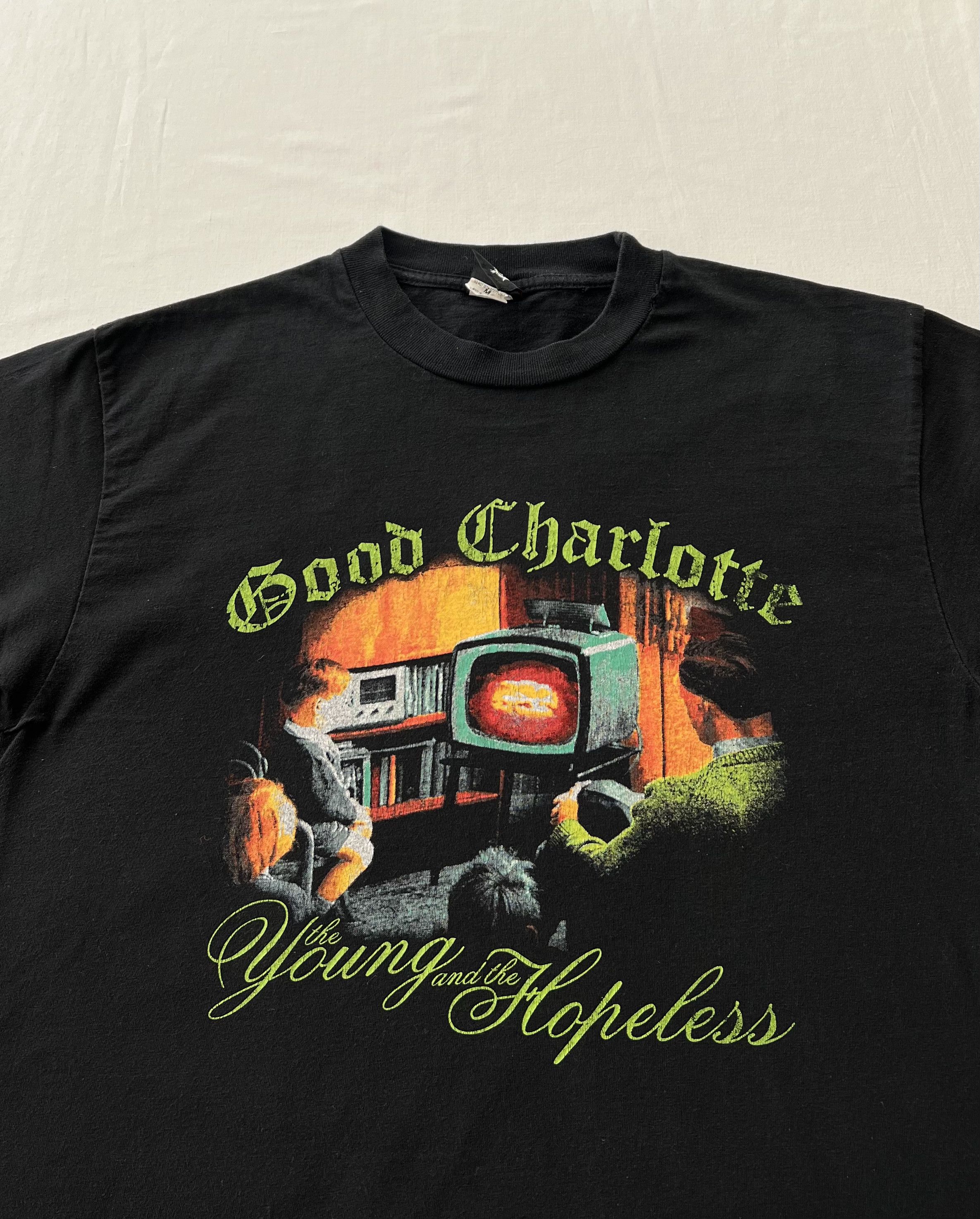 Band Tees Vintage 00s Good Charlotte The Young & The Hopeless Tee Size US M / EU 48-50 / 2 - 3 Thumbnail