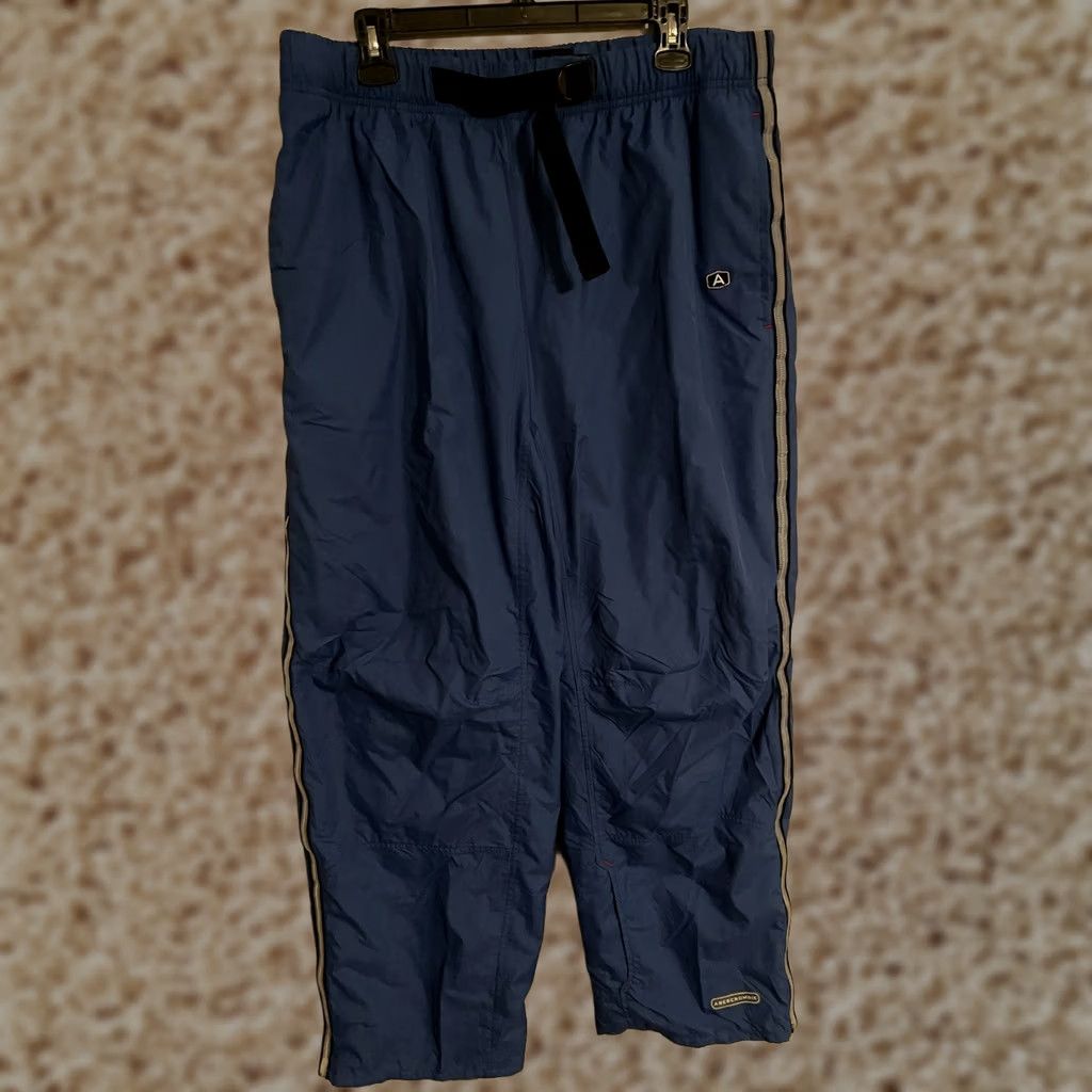 Abercrombie & Fitch VINTAGE Abercrombie & Fitch Gym Issue Blue Lined Track Pants Men XL Regular 31in Inseam Size US 36 / EU 52 - 1 Thumbnail