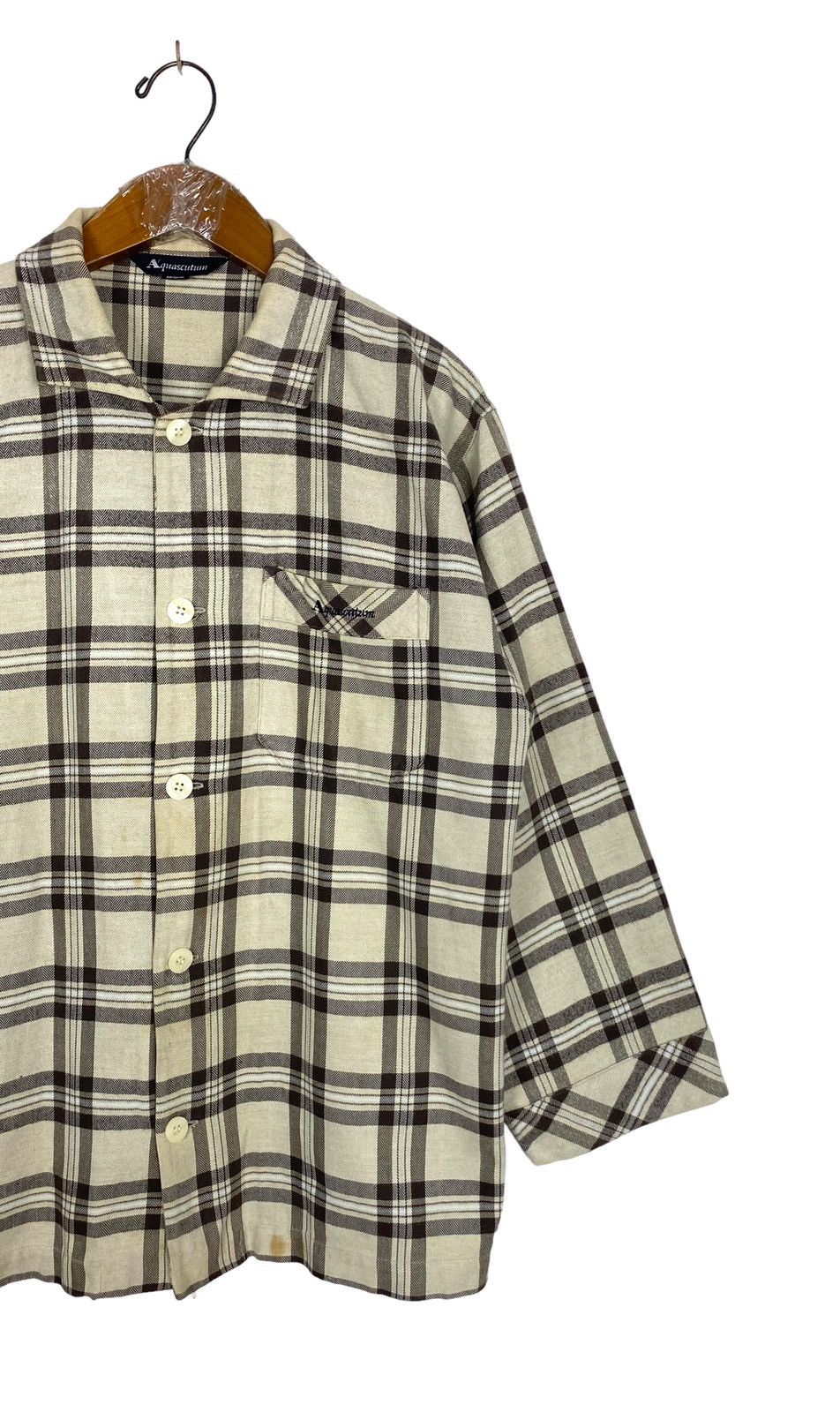 Aquascutum Rare‼️ Aquascutum Shirt Novacheck Made in Japan Size US M / EU 48-50 / 2 - 3 Thumbnail