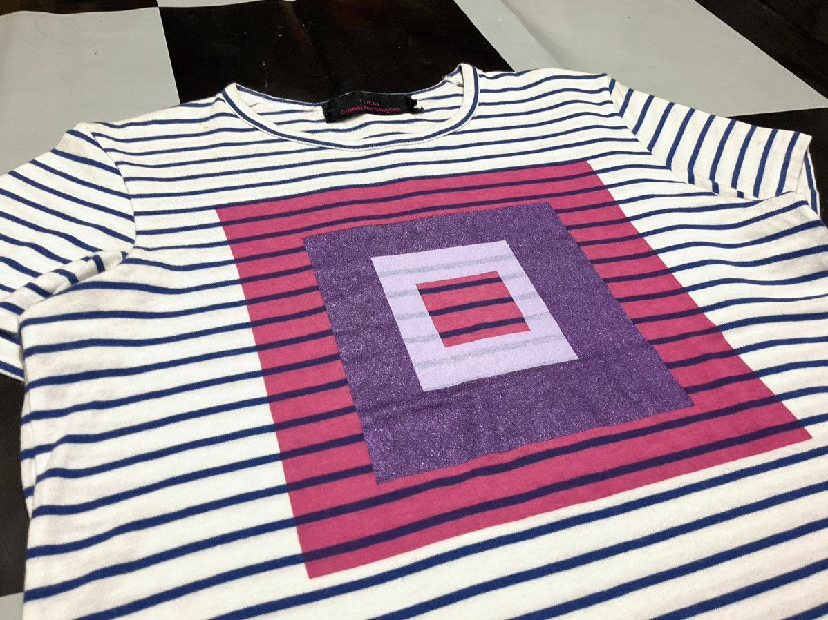 🔥Rare Tricot Comme Des Garcons Shirt Stiped Glitter AD 2011
