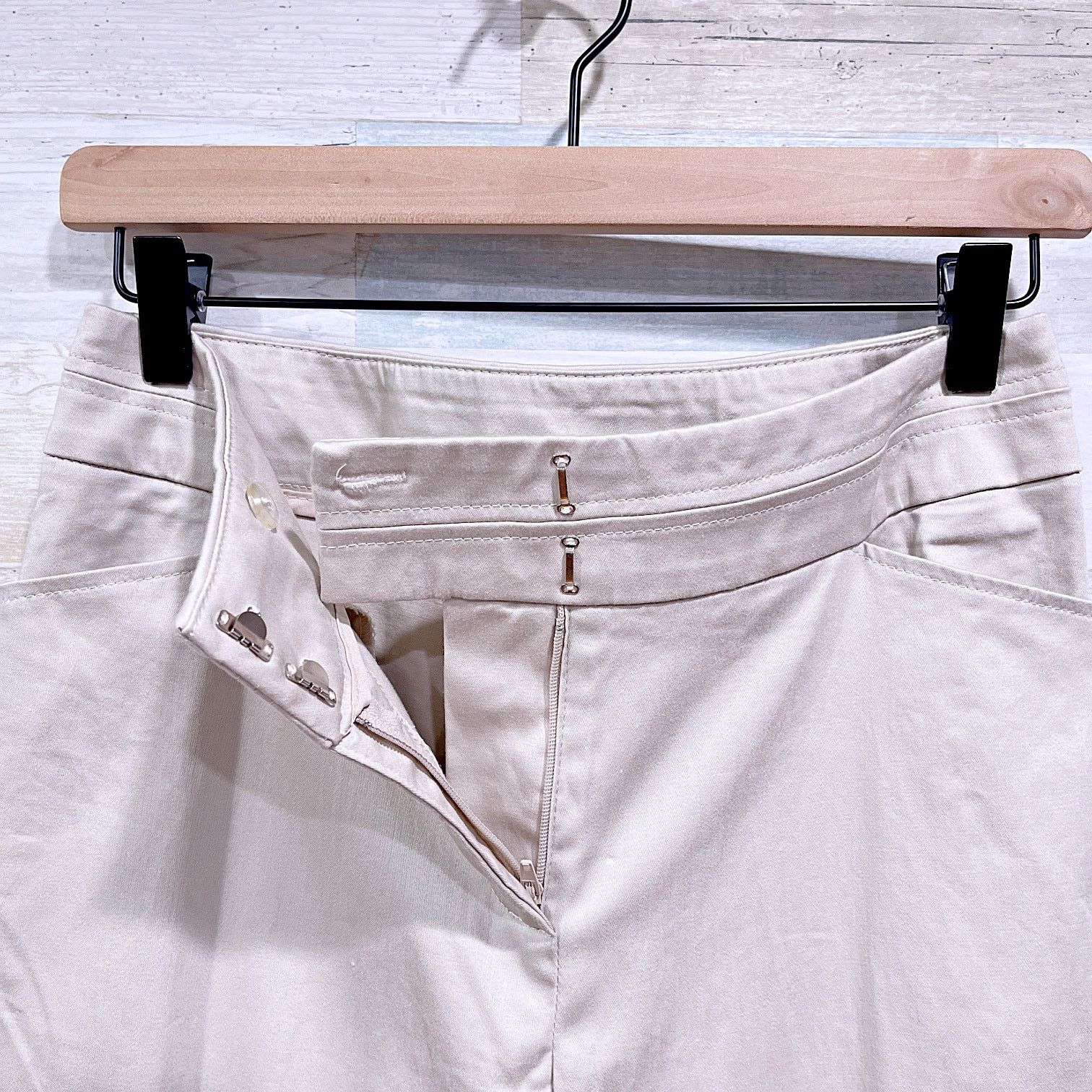 Other Soft Surroundings Vintage Chino Pants Beige Straight Leg 4 Size 27" / US 4 / IT 40 - 3 Thumbnail