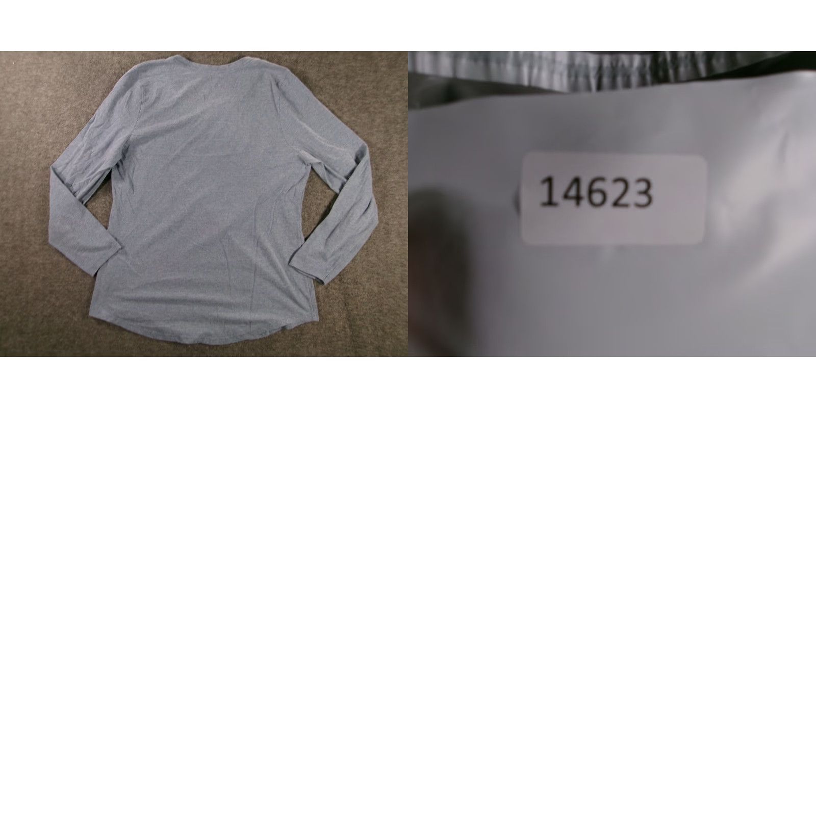 Vintage Just My Size Top Women 1X Heather Blue Soft Casual Base Layer Capsule Classic Shirt Long Sleeve V-Neck Womens Size XL / US 12-14 / IT 48-50 - 8 Thumbnail