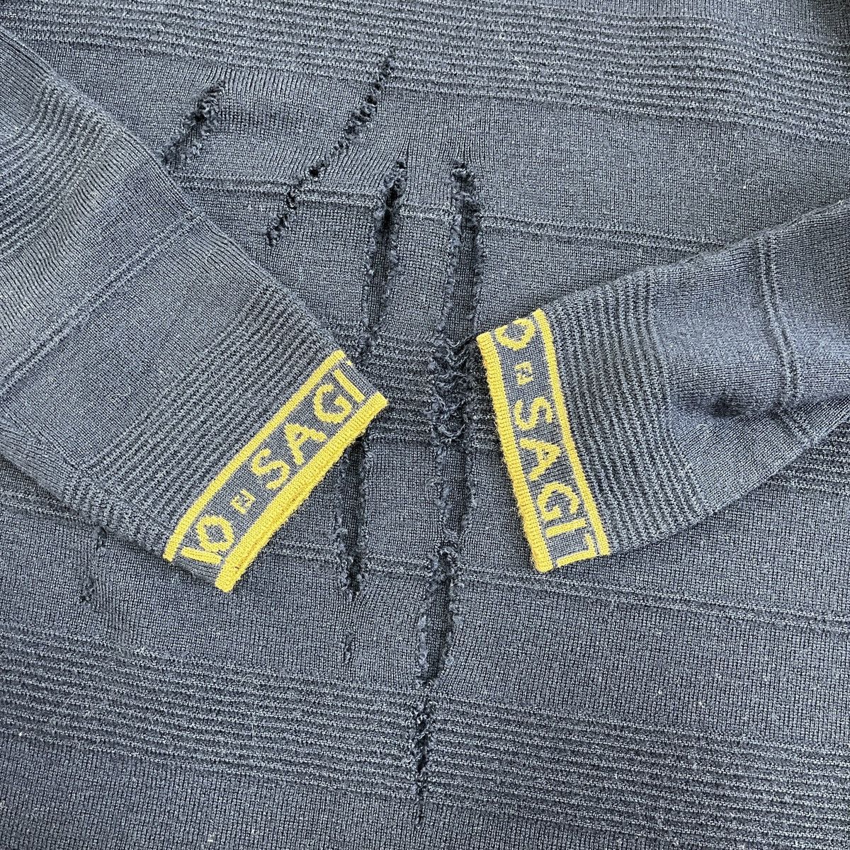 Fendi × Vintage Distressed FENDI Ripped Vintage Knitwear Sweater Size US S / EU 44-46 / 1 - 16 Thumbnail