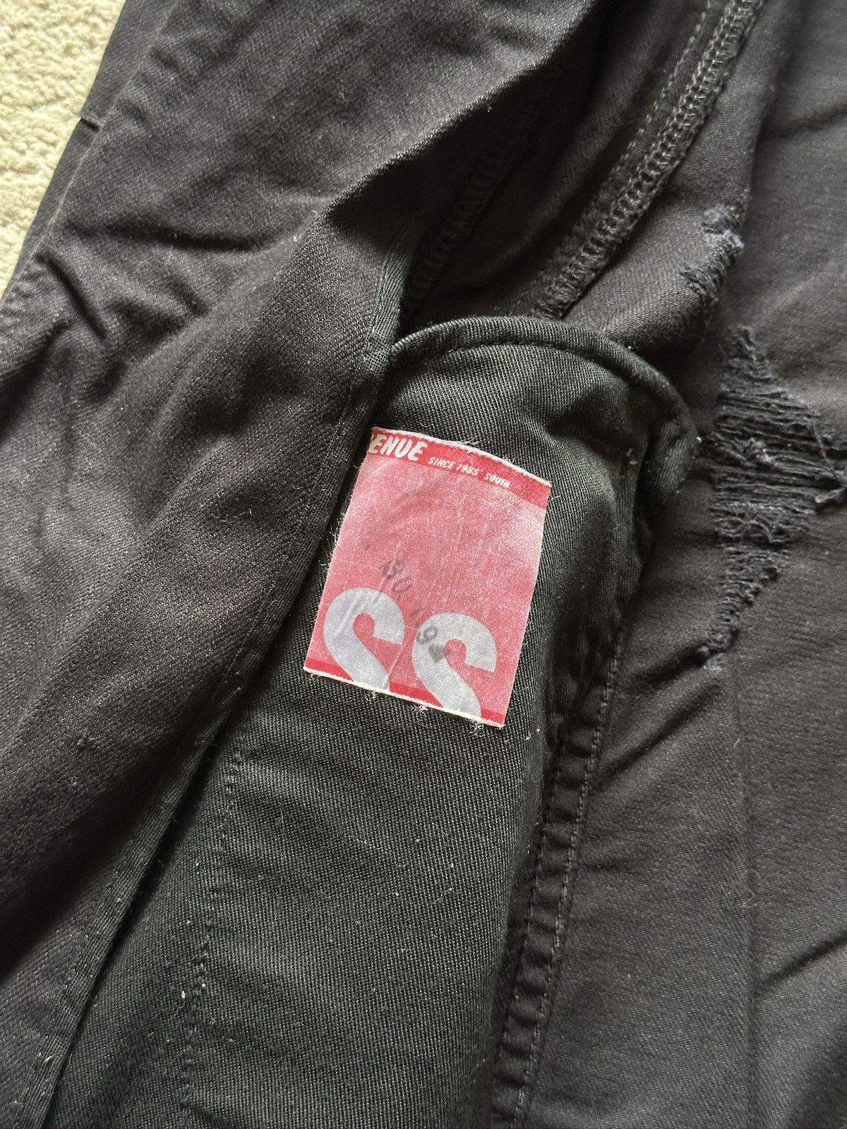 GOSTAR DE FUGA 2000s FUGA Black Distressed Waxed Jacket Size US S / EU 44-46 / 1 - 8 Thumbnail