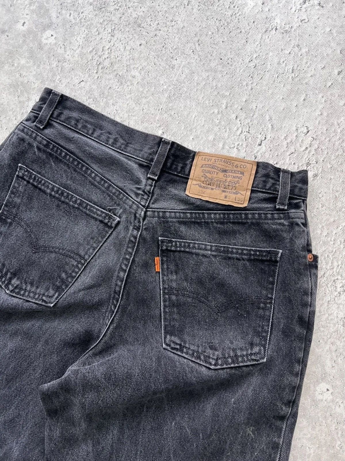Levi's Rare retro orange tab Levi’s 90s jeans pans Size US 31 - 14 Thumbnail