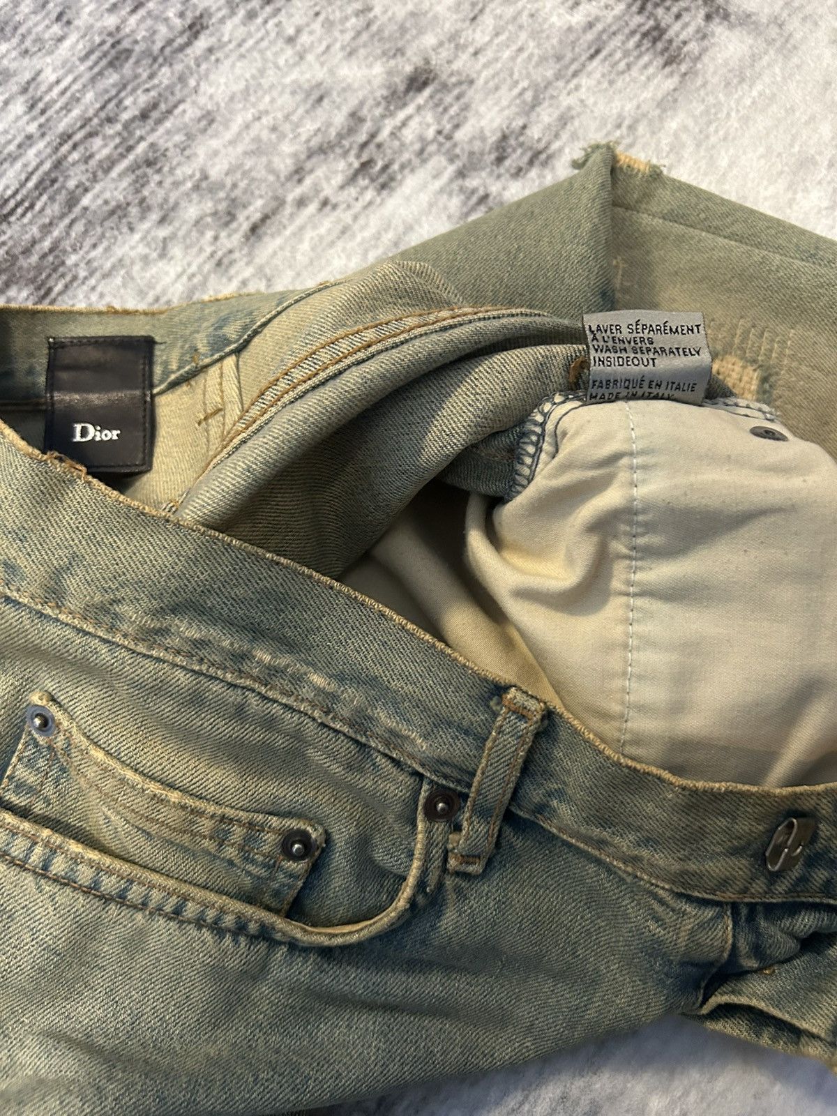Dior dior homme SS06 crash denim Size US 28 / EU 44 - 5 Thumbnail