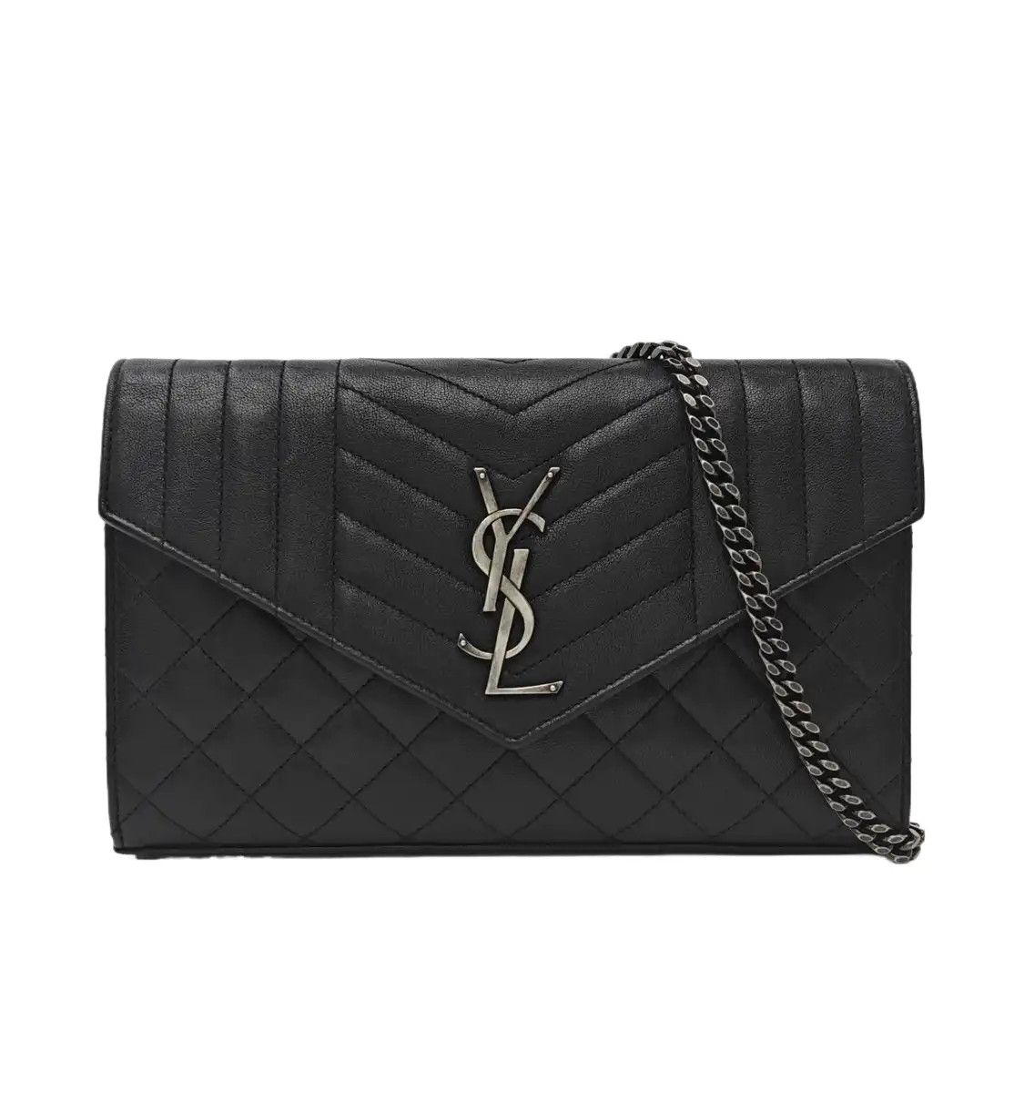 Saint Laurent Paris Saint Laurent Paris YSL MONOGRAM black cowhide leather shoulder bag crossbody ba Size ONE SIZE - 1 Thumbnail
