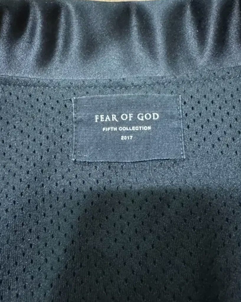 Fear of God Fear Of God Fifth Satin Manuel Baseball Jacket Size US XL / EU 56 / 4 - 7 Thumbnail