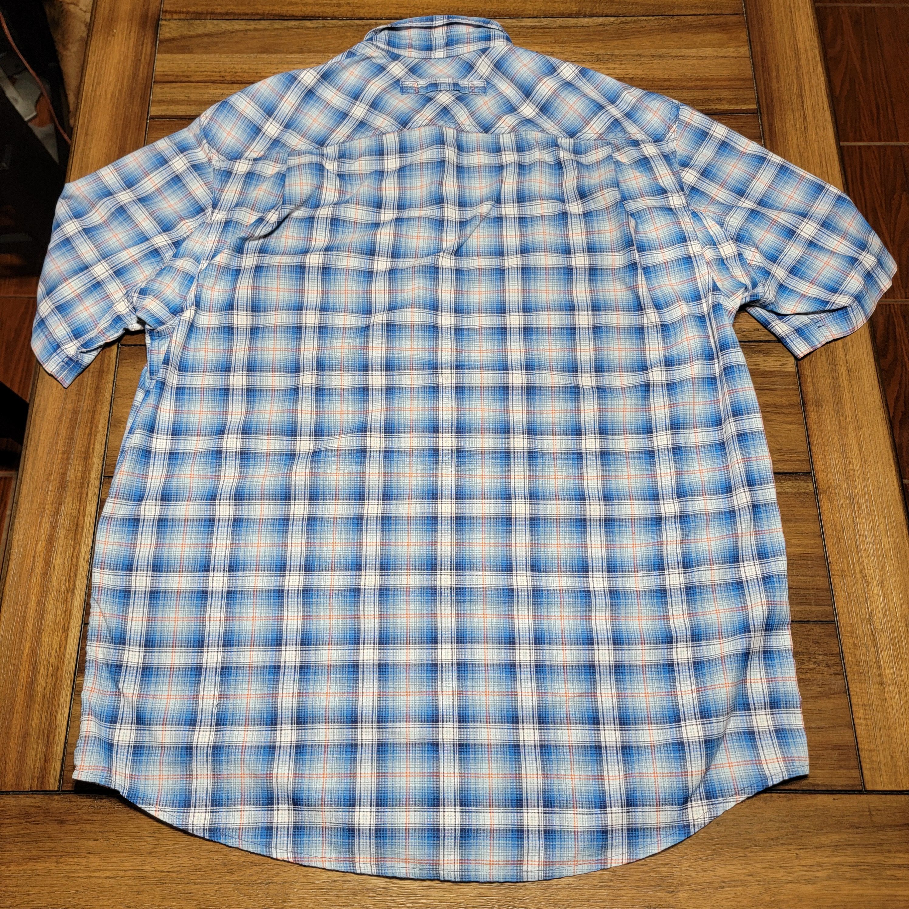 Duluth Trading Company Duluth Trading Co SS Full Button Plaid Shirt - Large Tall Size US L / EU 52-54 / 3 - 3 Thumbnail