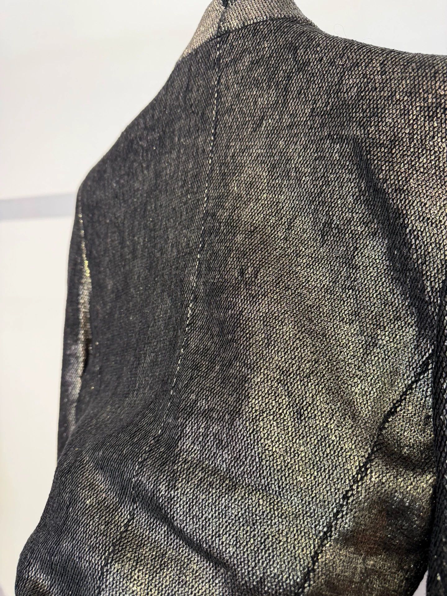 Ann Demeulemeester Ann demeulemeester metallic short jacket Size S / US 4 / IT 40 - 4 Thumbnail