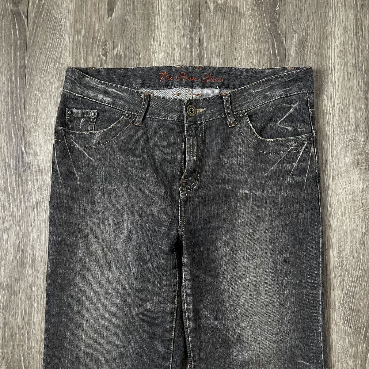 If Six Was Nine × Japanese Brand × Vintage FLARED BOOTCUT FECTSUNSAT Size US 33 - 2 Thumbnail