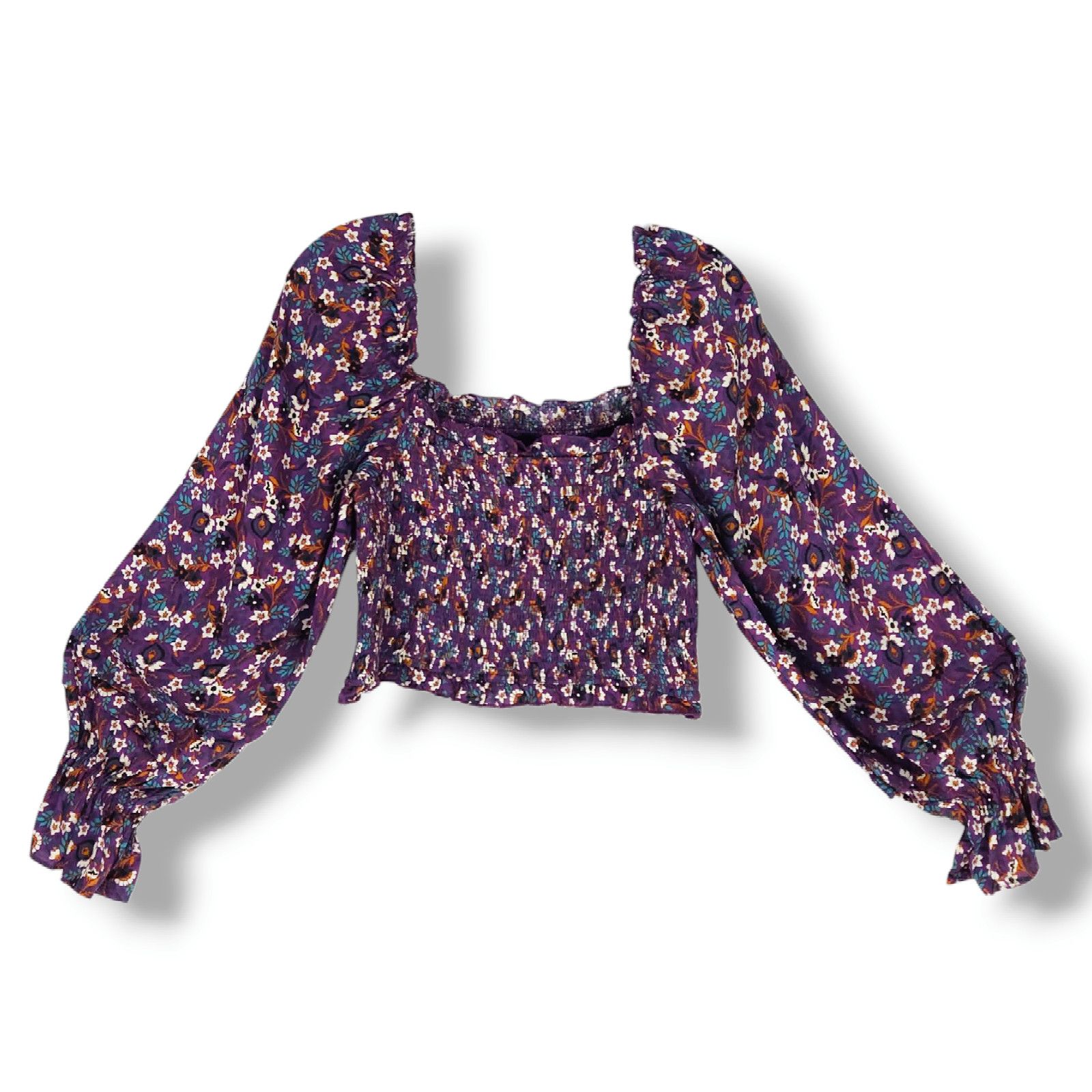 Other NWT Band of the Free Agathe Floral Smocked Top Sz. M [8-10] Size M / US 6-8 / IT 42-44 - 6 Thumbnail