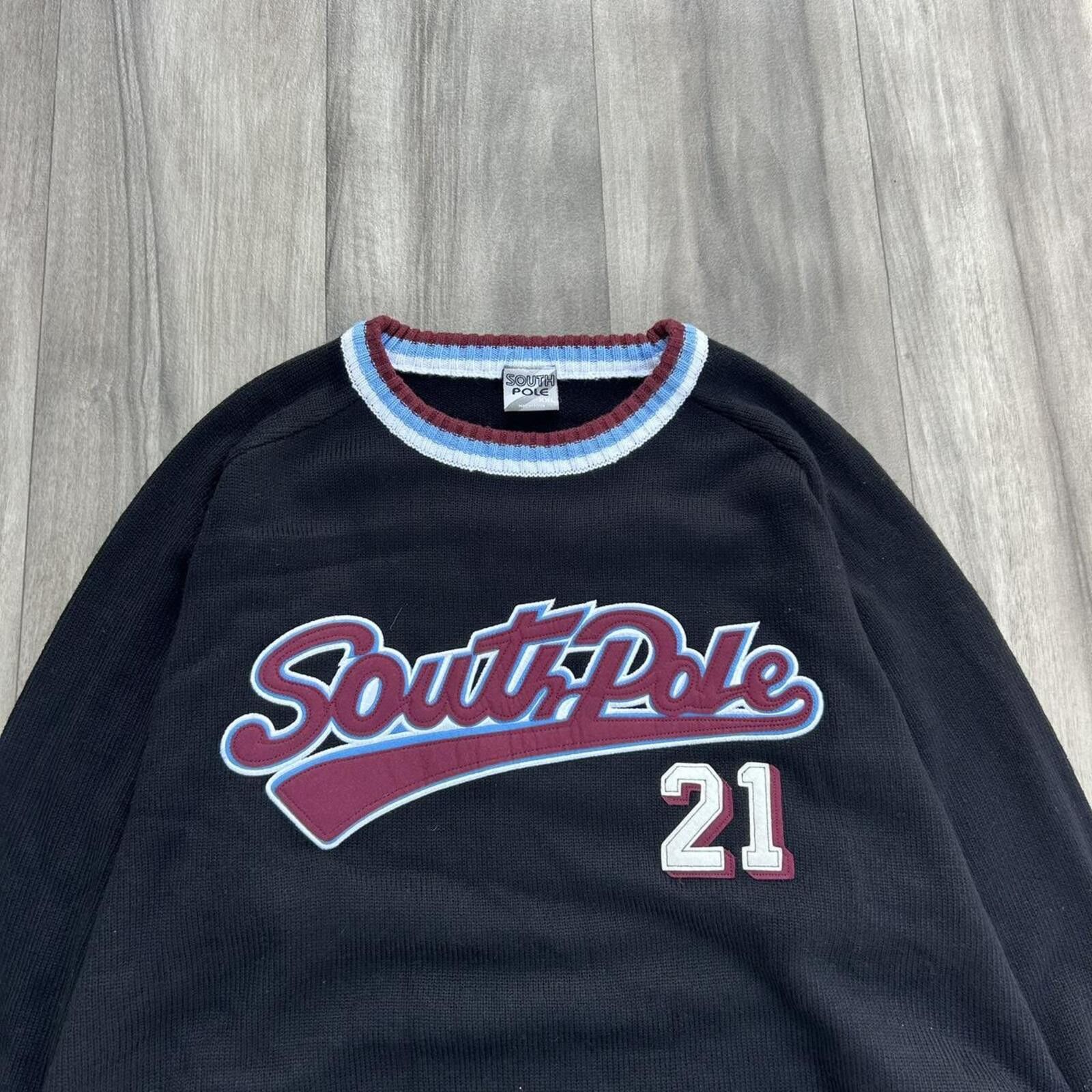 Southpole Vintage Y2k Southpole Embroidered Sweater Crewneck Size US XXL / EU 58 / 5 - 2 Thumbnail