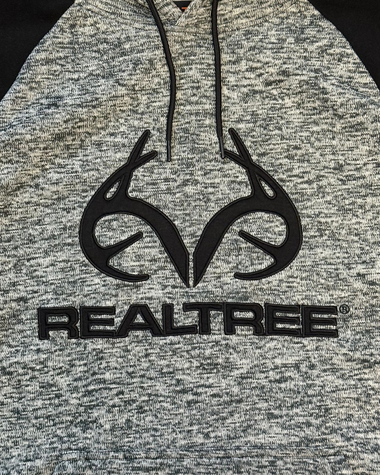 Realtree RealTree Logo Grey/Black Hoodie Sweatshirt - Size XL Size US XL / EU 56 / 4 - 3 Thumbnail