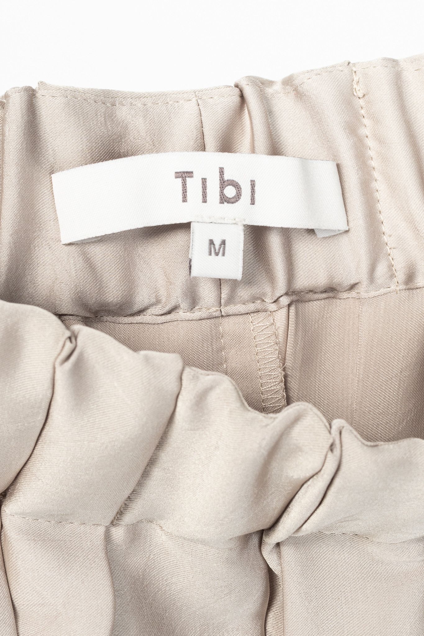 Tibi Tibi Light Tan Feather Weight Pleated Pull On Skirt Size 28" / US 6 / IT 42 - 6 Thumbnail