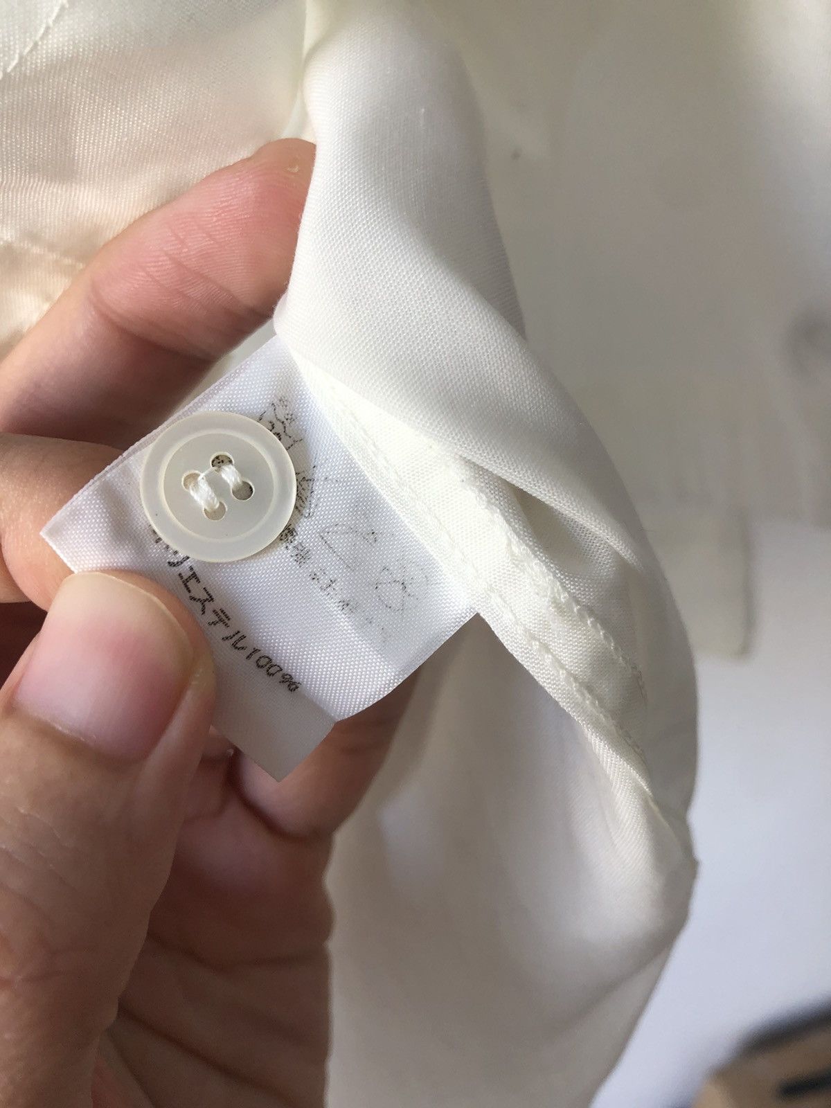 Issey Miyake Cream see through shirt Size US M / EU 48-50 / 2 - 5 Thumbnail