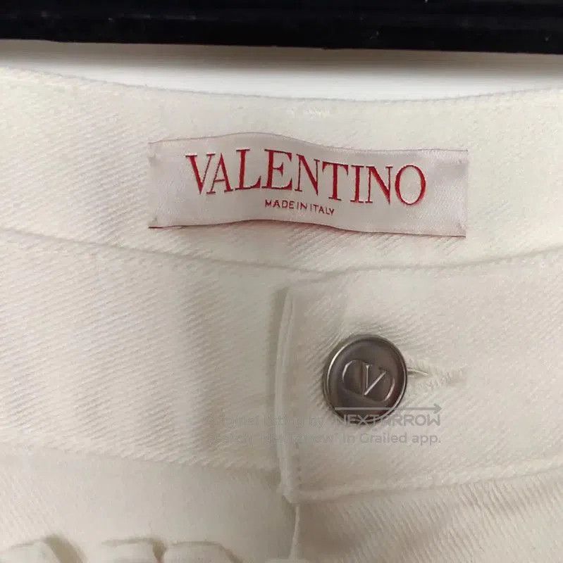 Valentino Valentino White Cotton Casual Pants for Men . Size US 32 / EU 48 - 4 Thumbnail