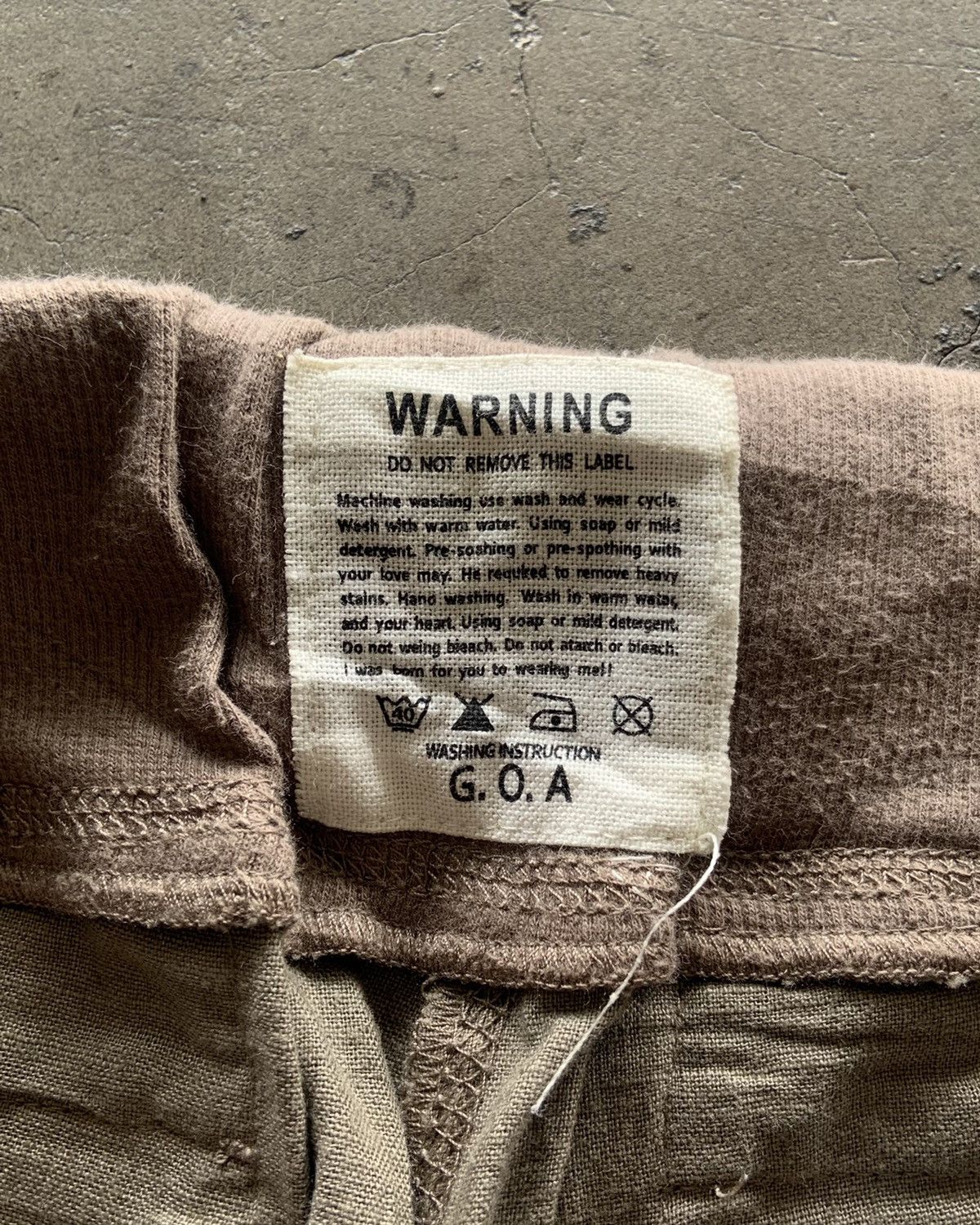 If Six Was Nine Rare G.O.A Cargo 3D Pocket Flared Pants Size Free Size US 33 - 5 Thumbnail