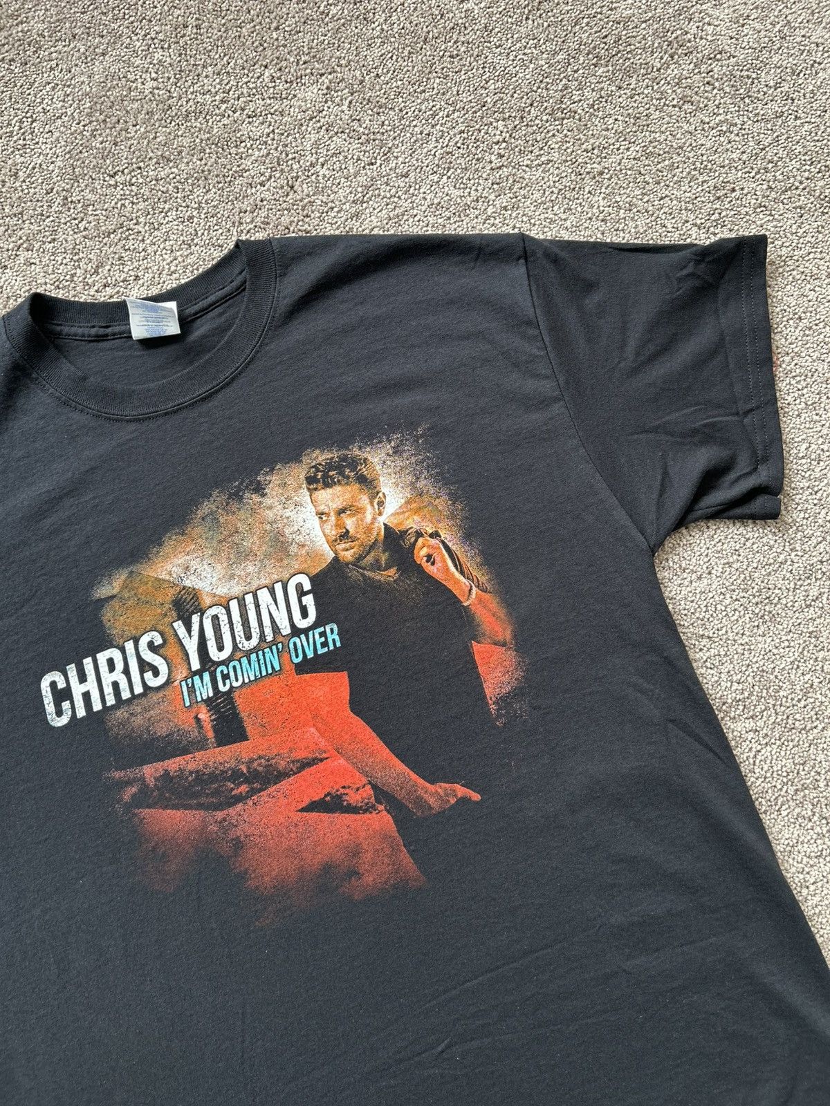 Band Tees × Vintage 2016 Chris Young Im Coming Over Tour Tee Size US L / EU 52-54 / 3 - 2 Thumbnail