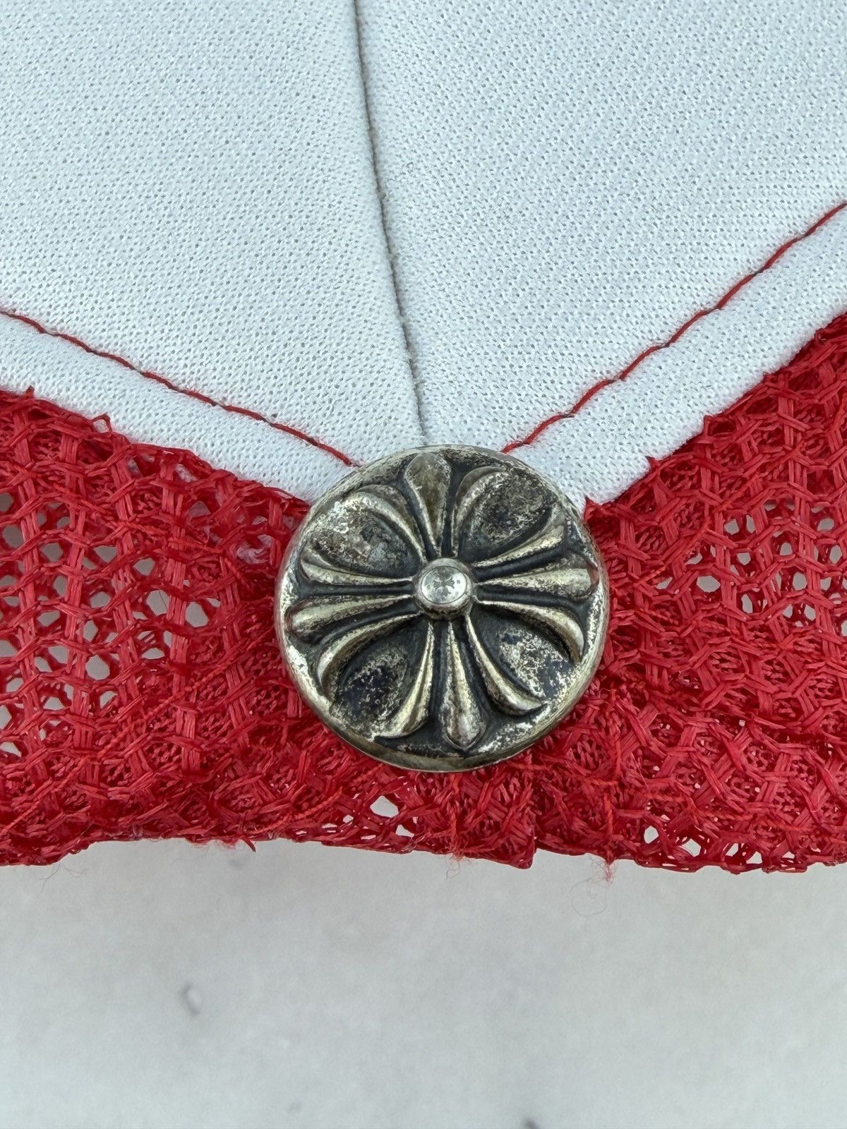 Chrome Hearts VINTAGE CHROME HEARTS FUCK RED CAP Size ONE SIZE - 11 Thumbnail