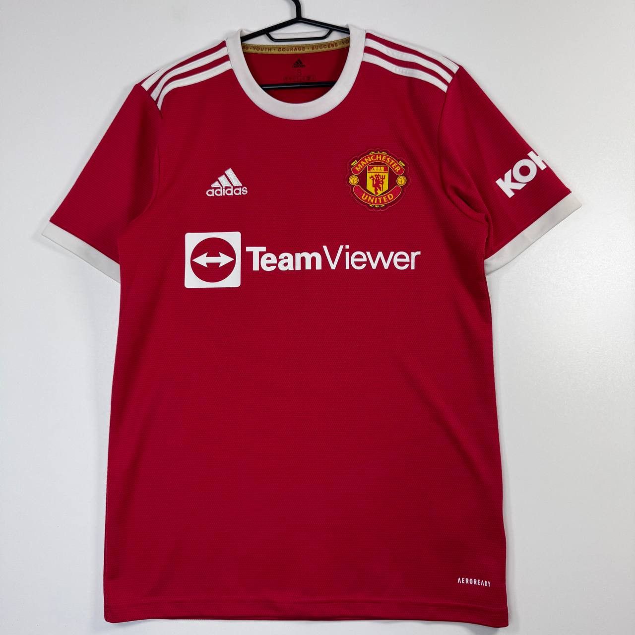 Adidas Adidas Manchester United Home Jersey TeamViewer Mens Size S Size US S / EU 44-46 / 1 - 1 Thumbnail