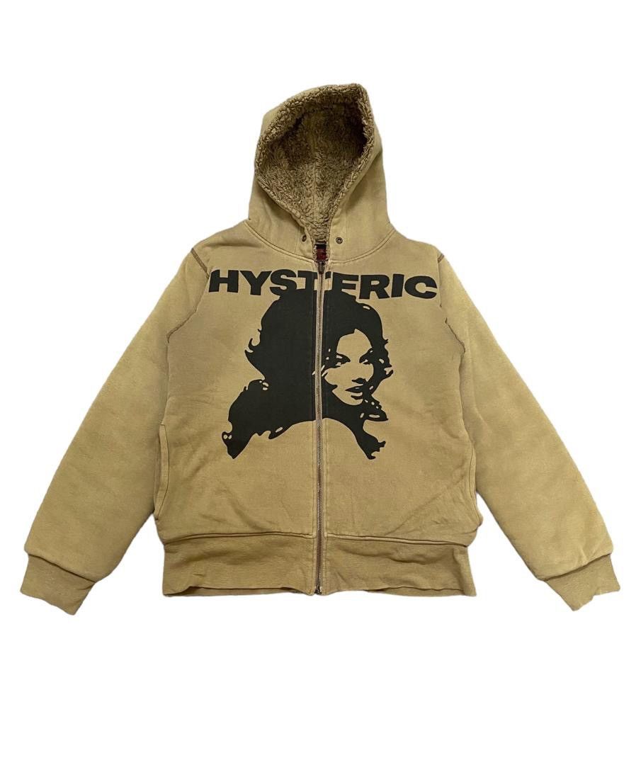 Pre-owned Archival Clothing X Hysteric Glamour Kinky Logo Two Side Jacket In Brown