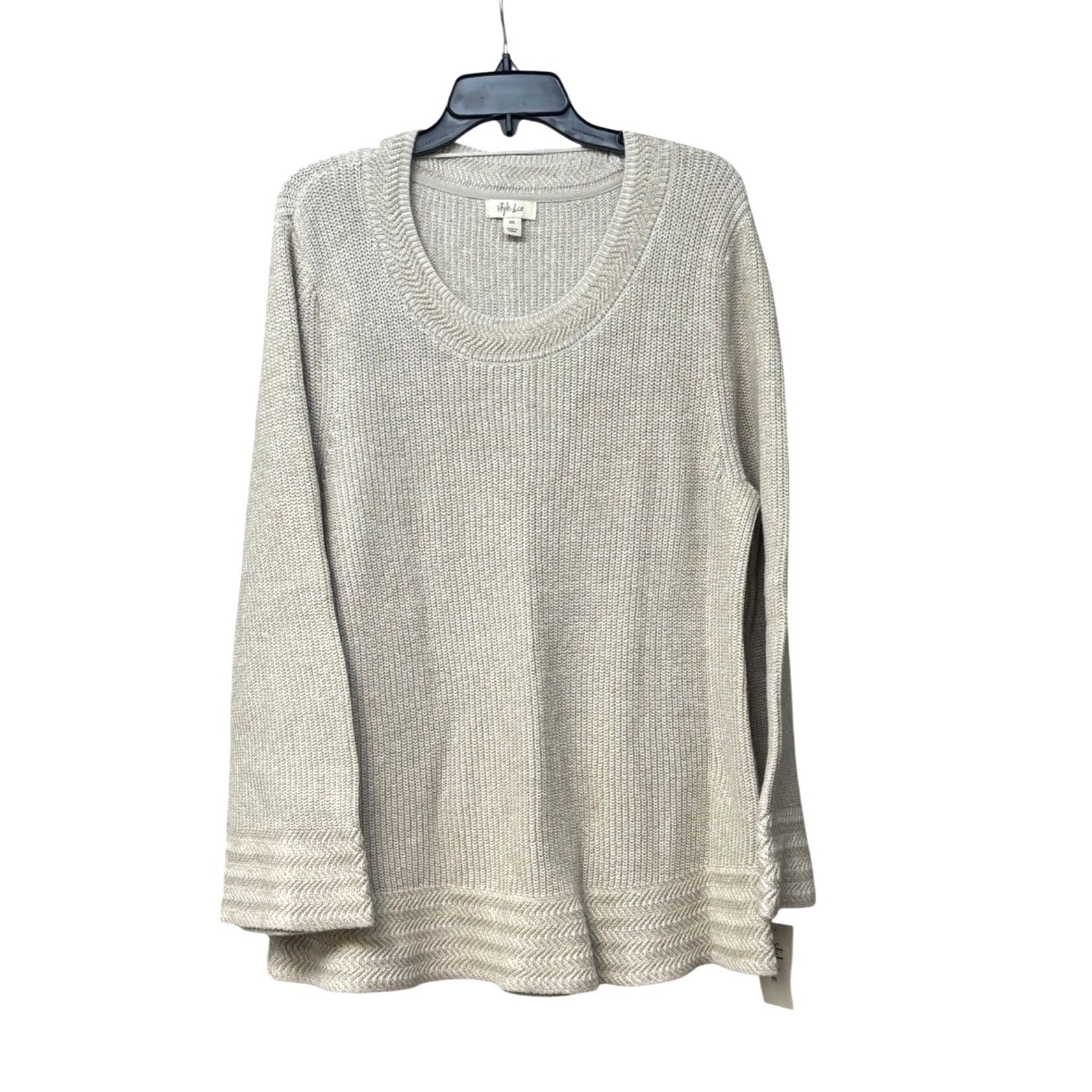 Other Style & Co Flare-Sleeve Contrast-Border Sweater, Hammock He Size XXL / US 16-18 / IT 52-54 - 2 Thumbnail