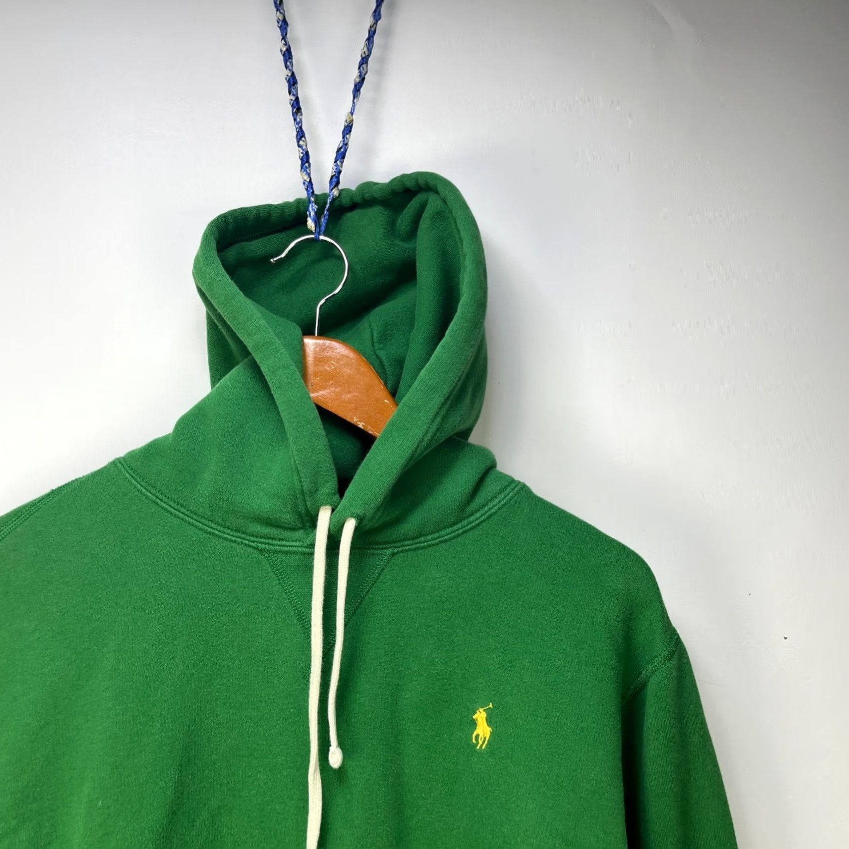 Polo Ralph Lauren Polo Ralph Lauren L Pullover Hoodie Green V Stitch Mens Hoodie Size US L / EU 52-54 / 3 - 2 Thumbnail