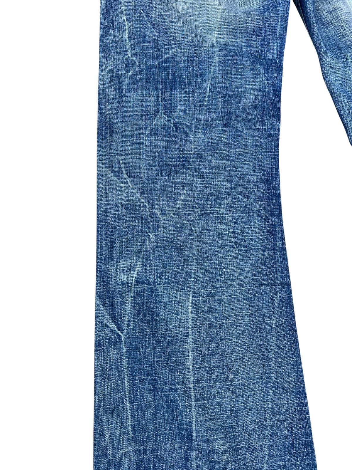 If Six Was Nine Vintage Unknown Brand Mud Denim Wide Leg Jeans Bootcut Flare Size US 31 - 15 Thumbnail